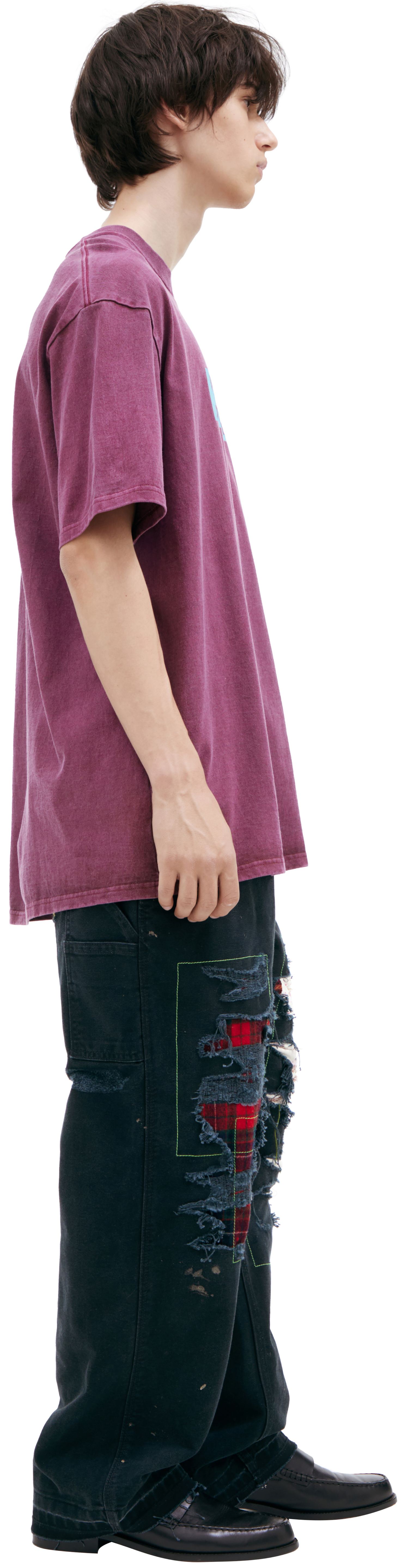 Undercover Burgundy T-shirt with print