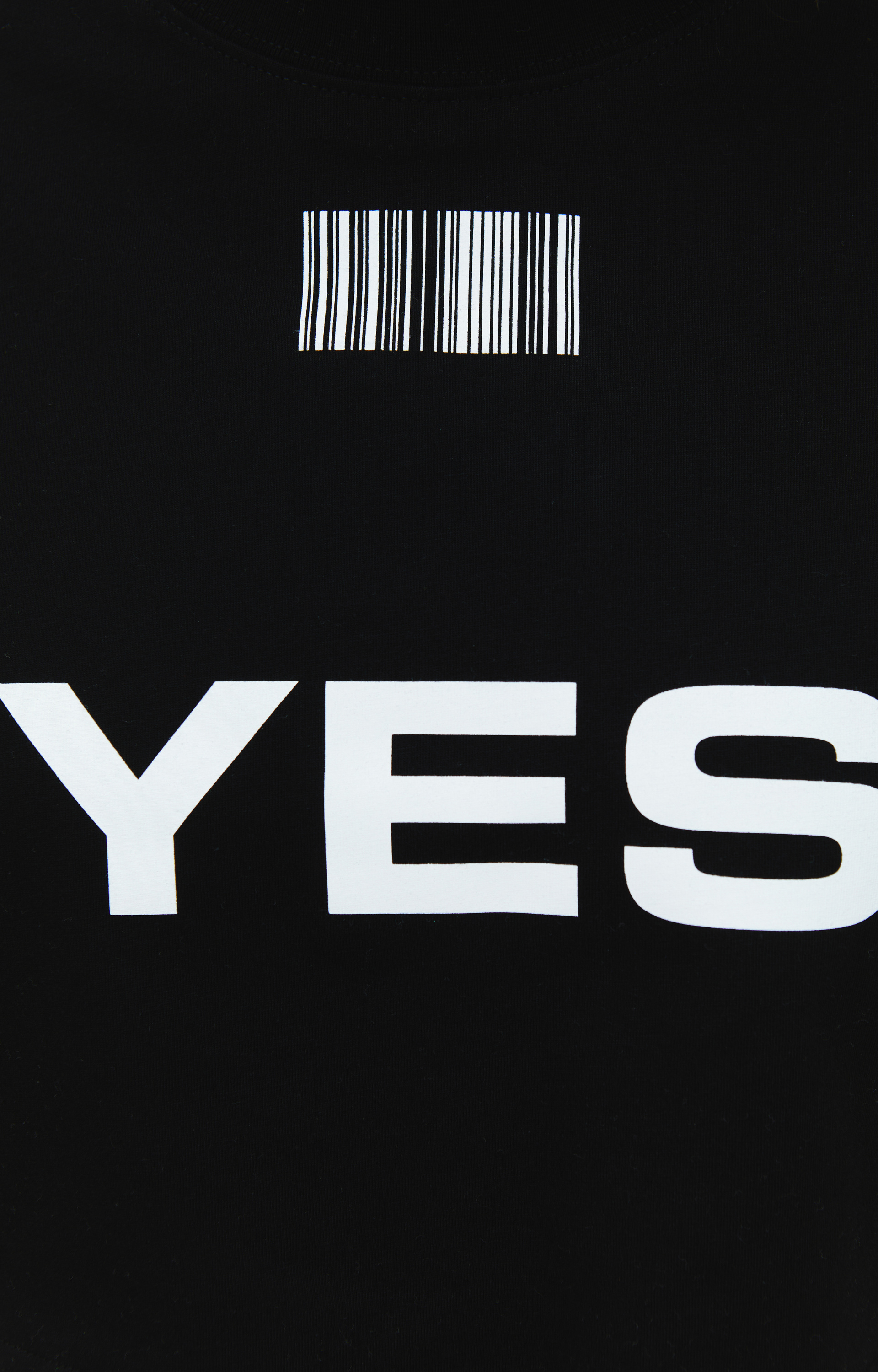 VTMNTS Cropped Yes/No T-Shirt