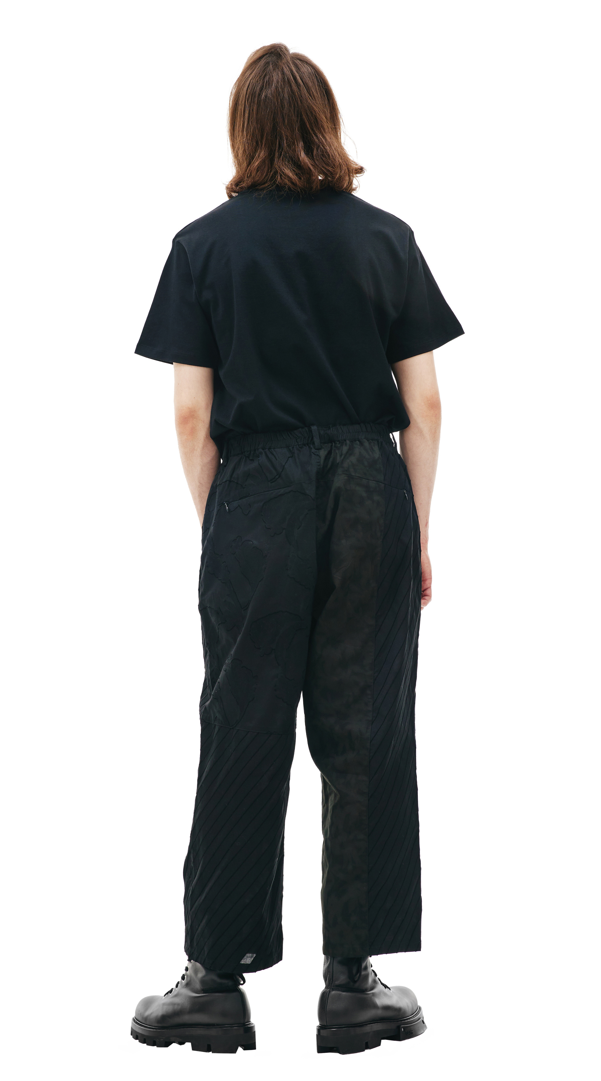 KIMMY Patchwork wide trousers