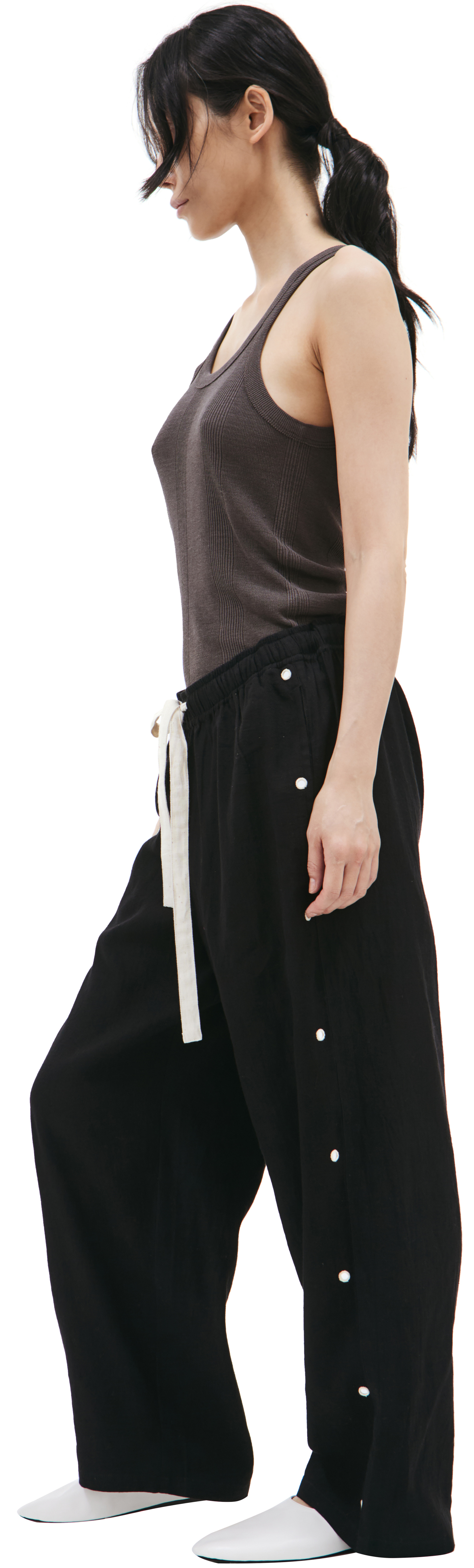 KARTIK Research Black embroidered trousers