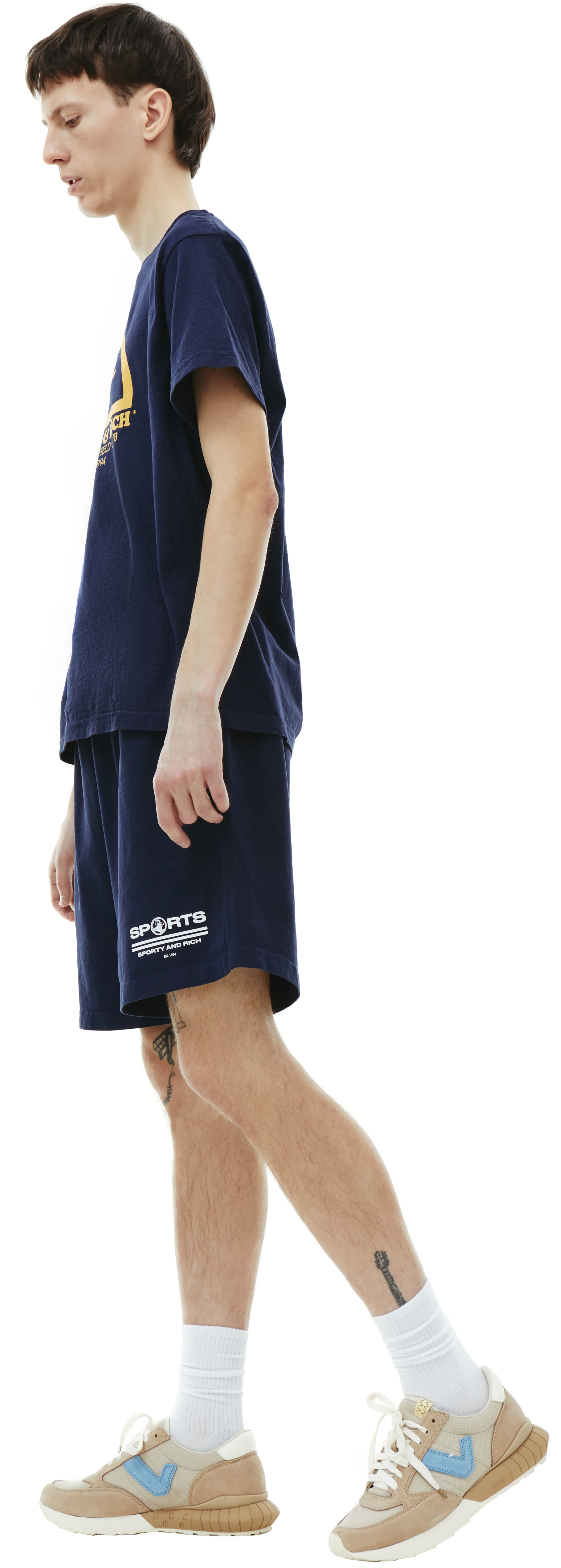 SPORTY & RICH Cotton Fun Track t-shirt