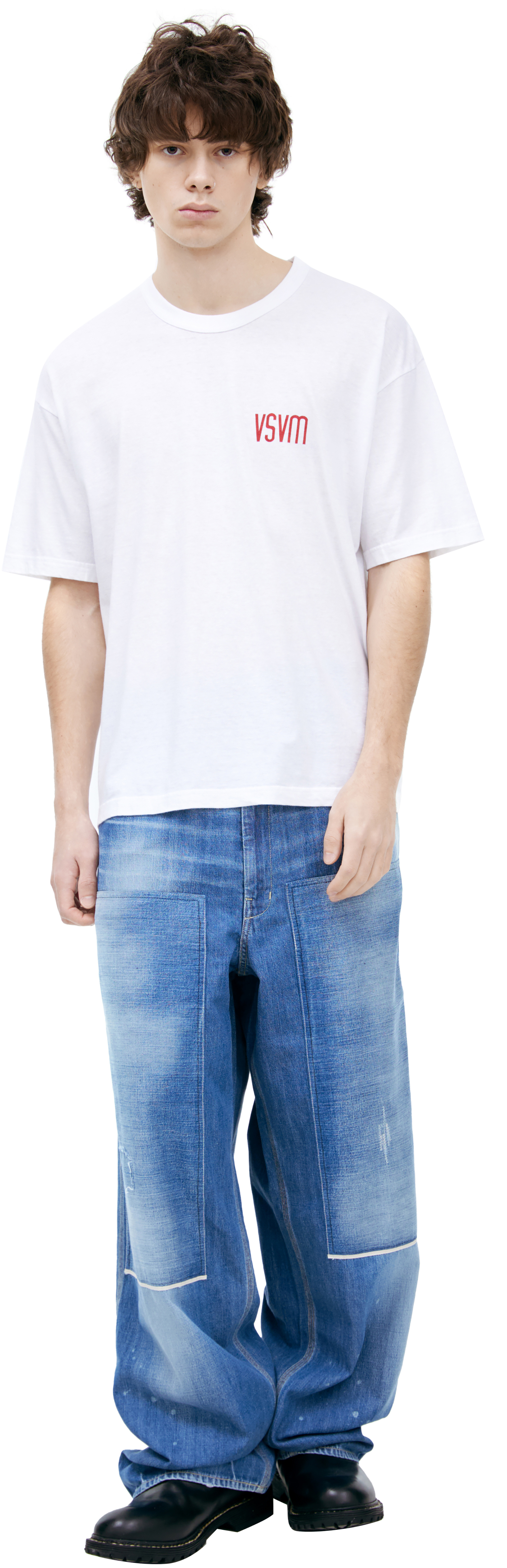 visvim White logo T-shirt