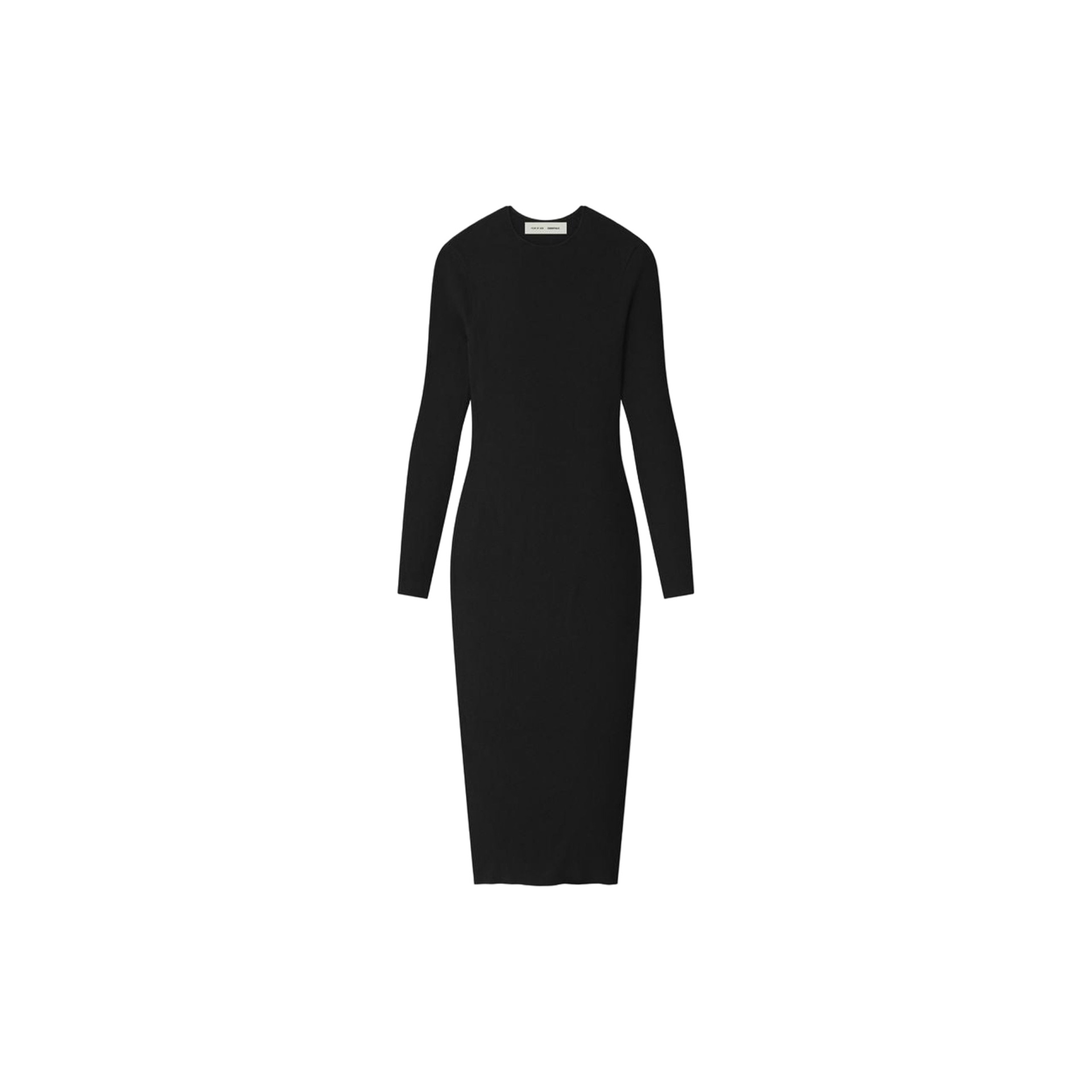 Fear of God Essentials Womens Rib Long Sleeve Dress