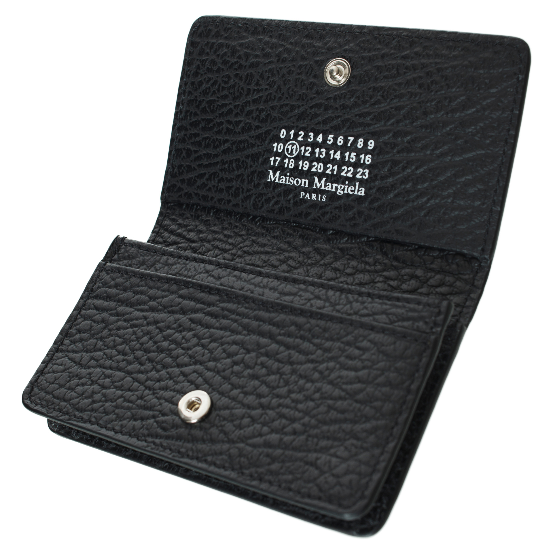Maison Margiela Black Four Stitches Card Holder