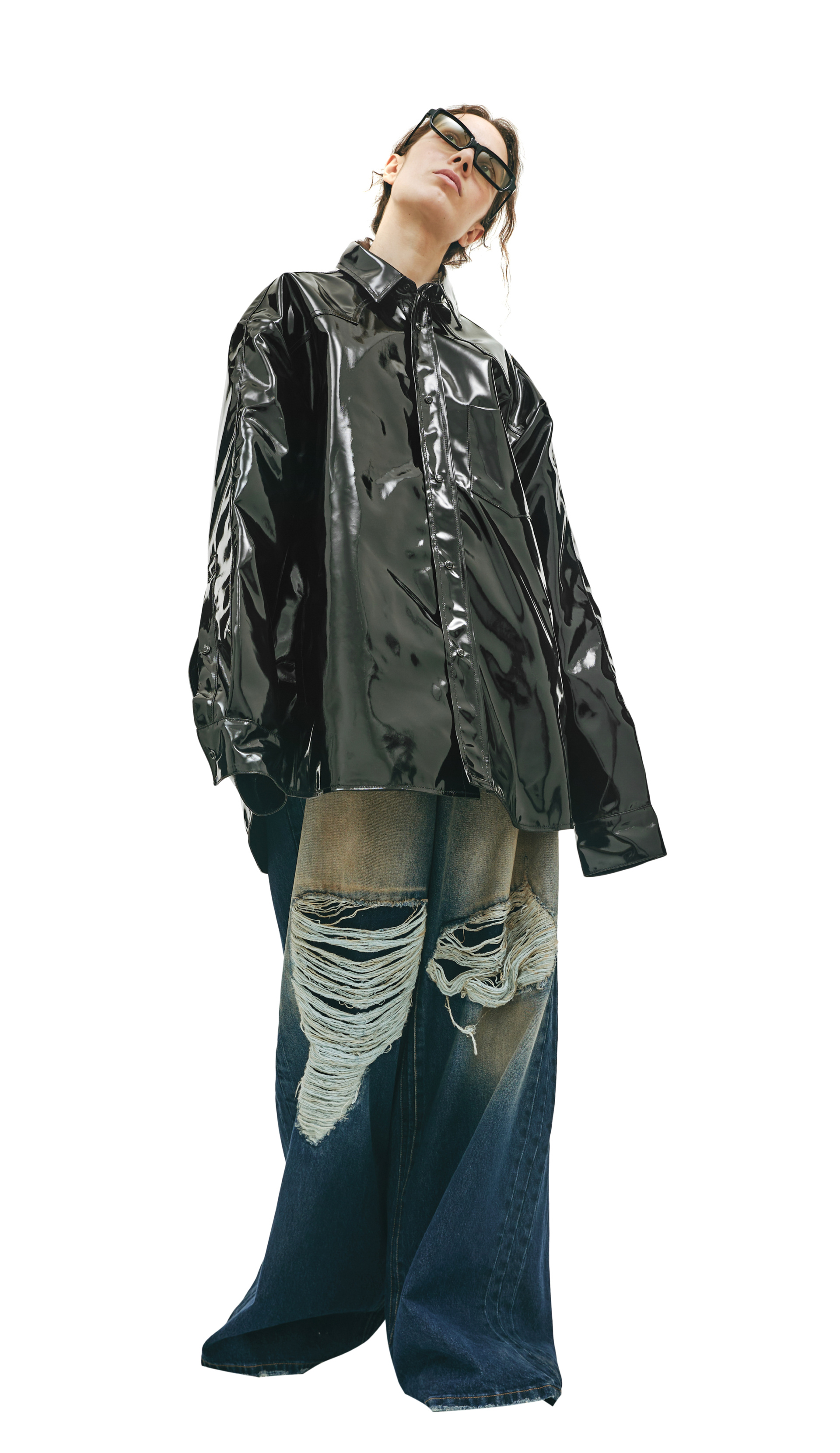 VETEMENTS Shiny rubber shirt