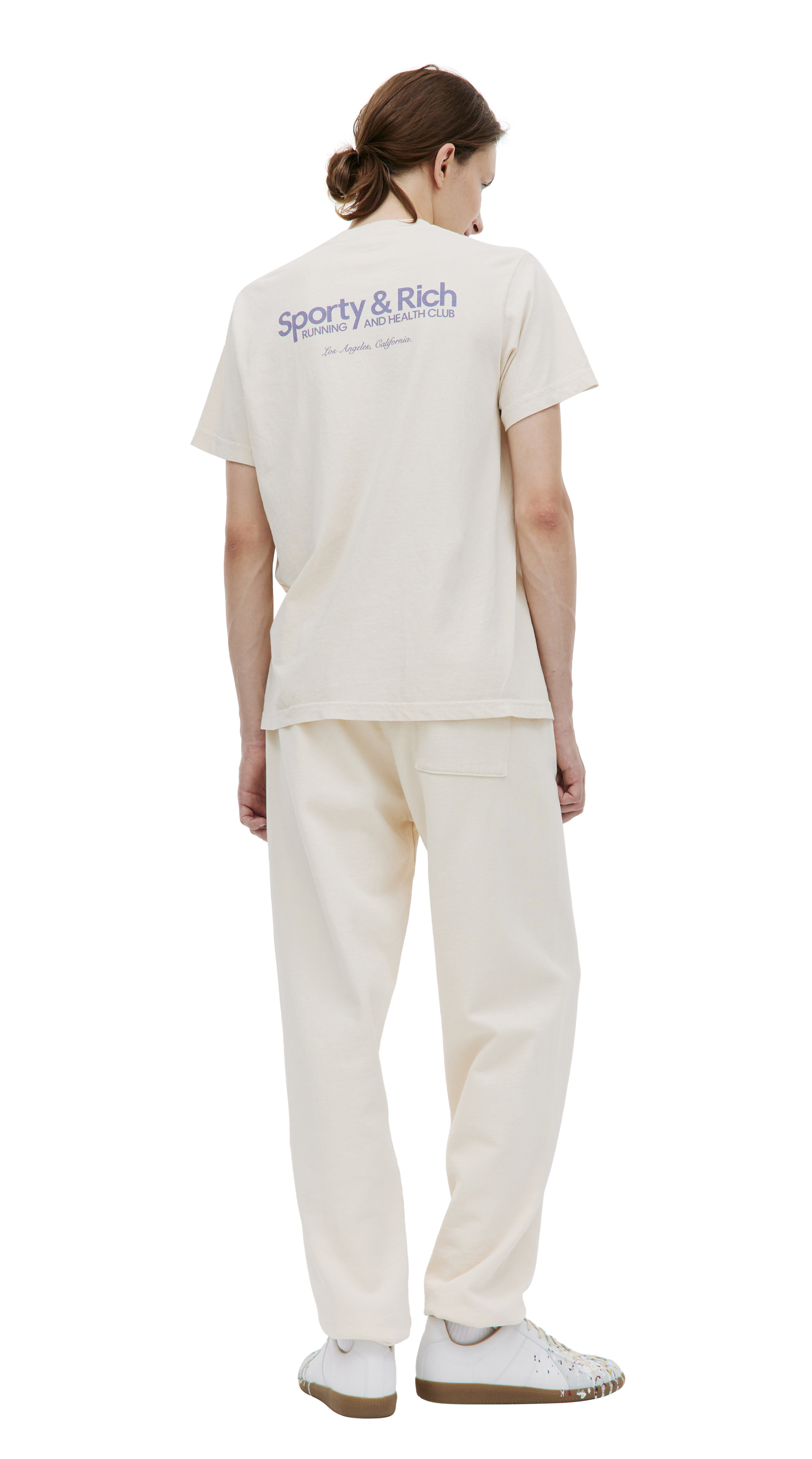 SPORTY & RICH Beige Club t-shirt