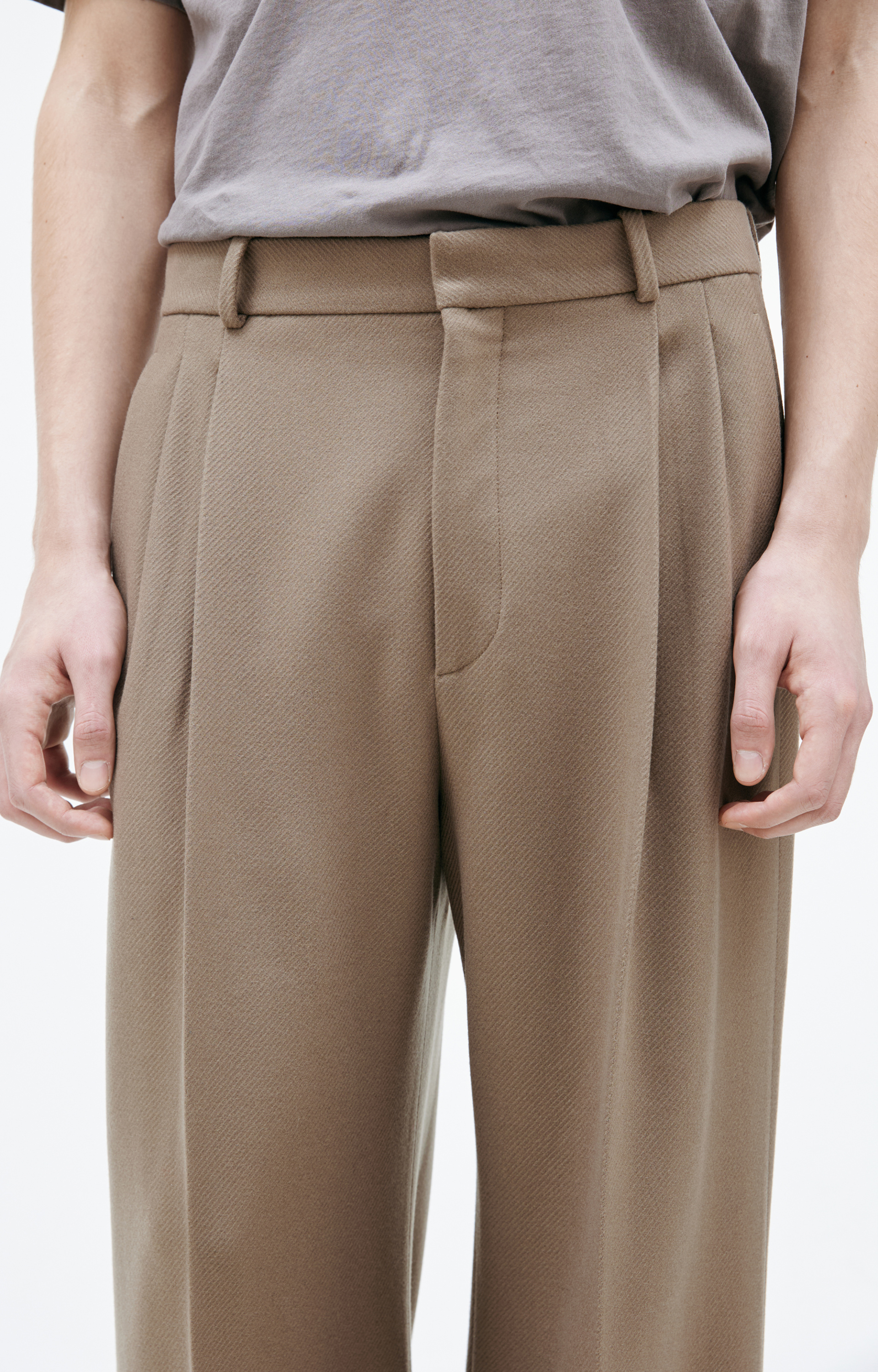 The Row Wide-leg wool trousers