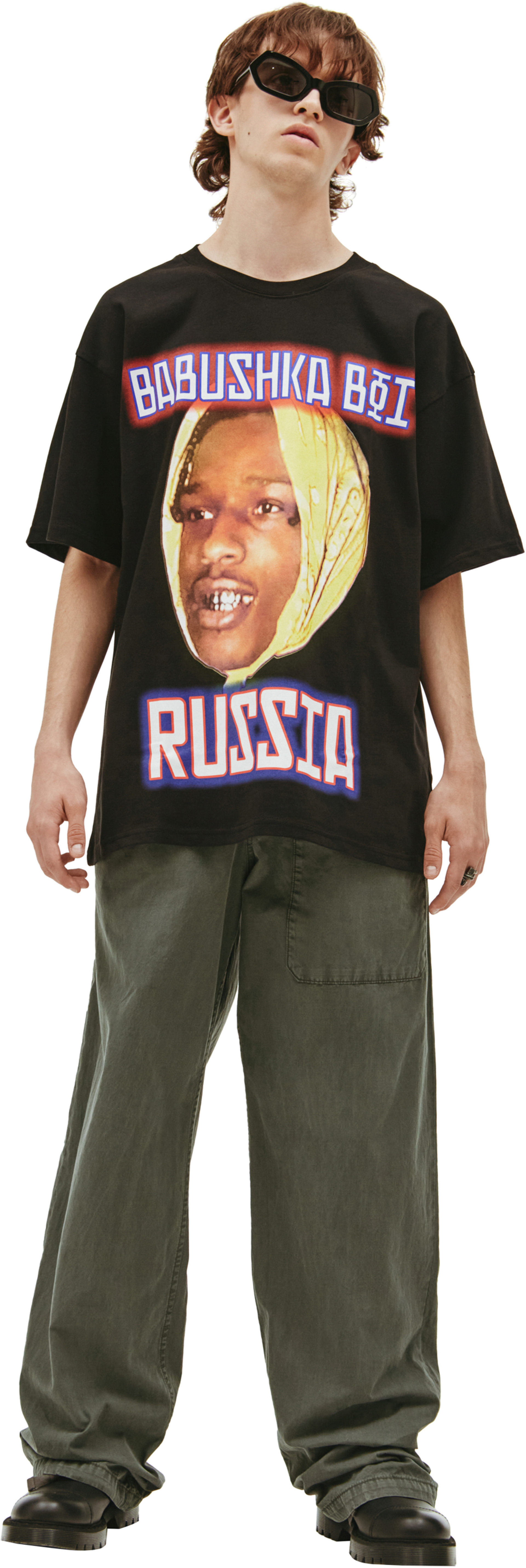 AWGE BABUSHKA BOI black T-Shirt