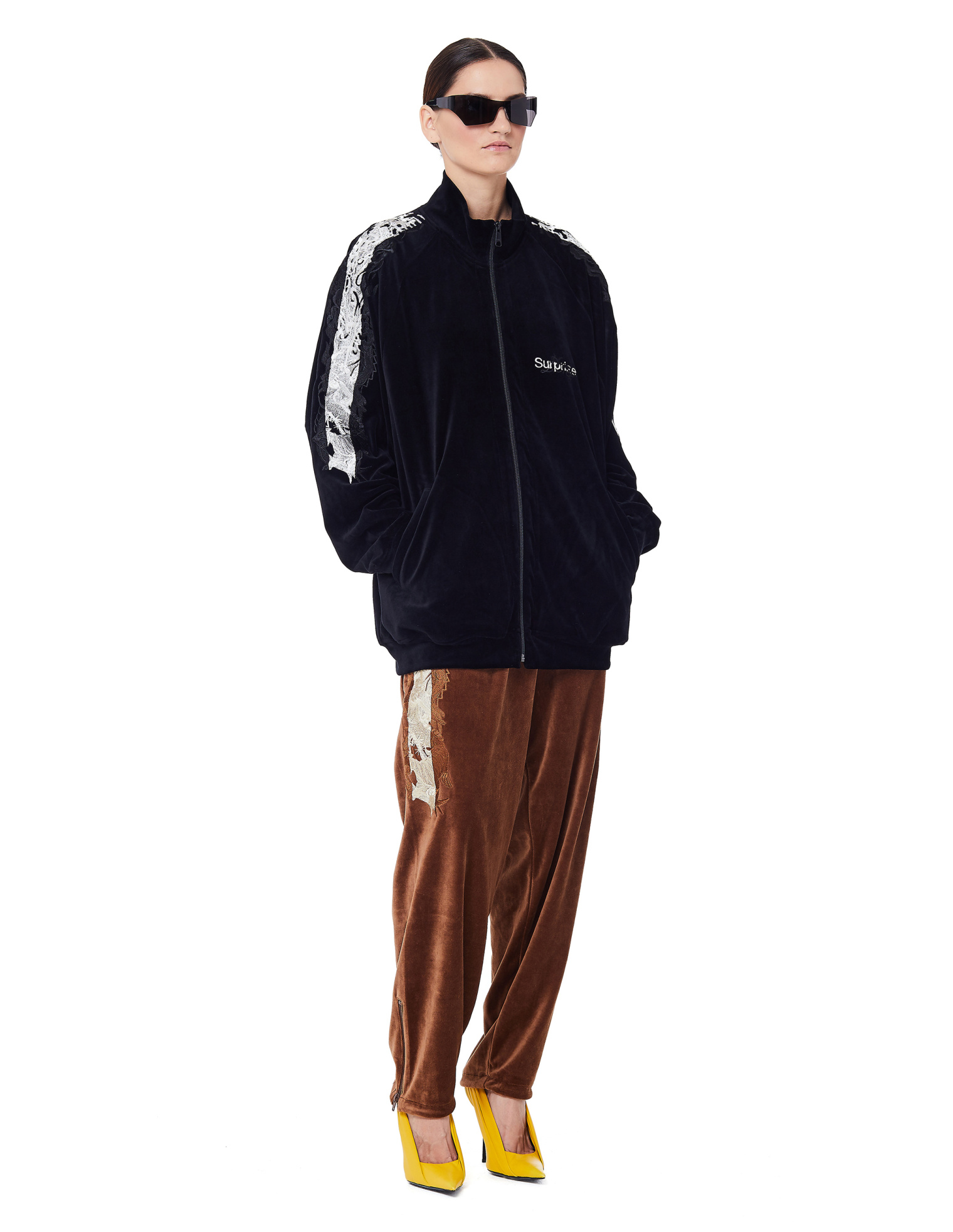 Balenciaga Черные очки Mono Cat