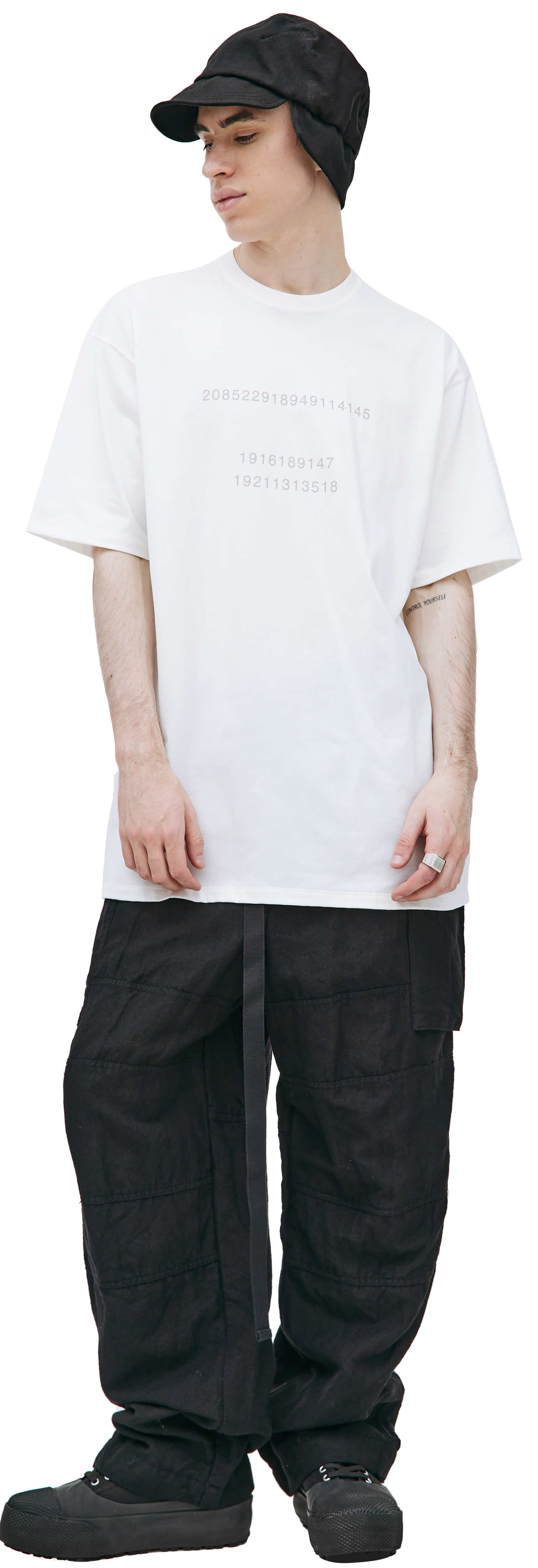 The Viridi-Anne White printed t-shirt