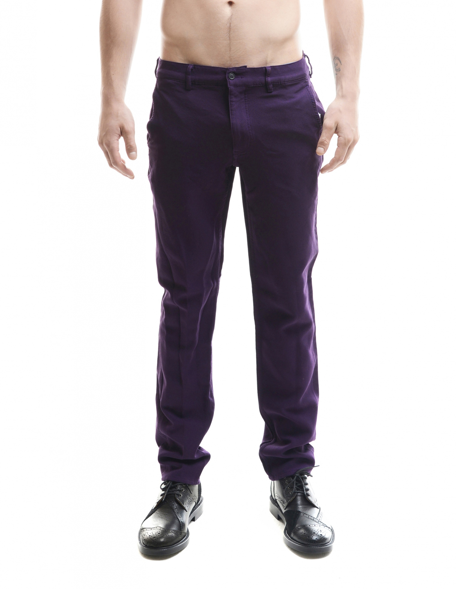 Comme des Garcons Homme plus Брюки из полиэстера