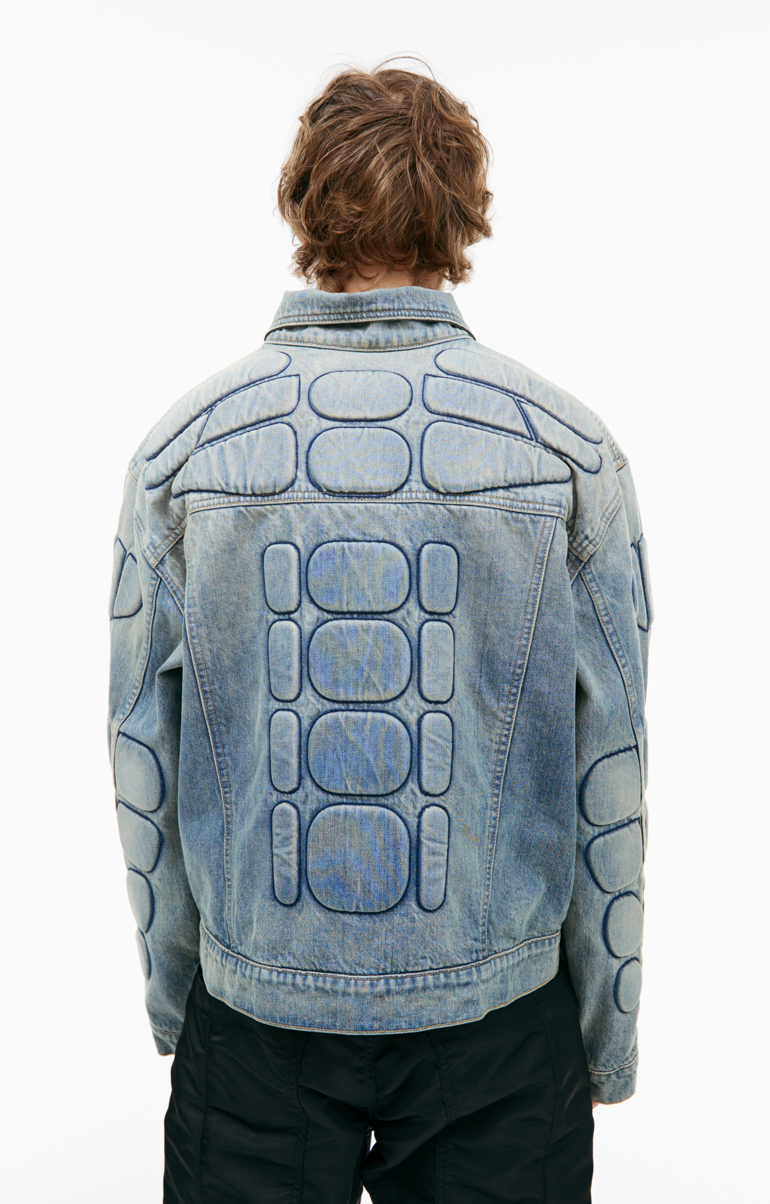 Satoshi Nakamoto Denim moto jacket