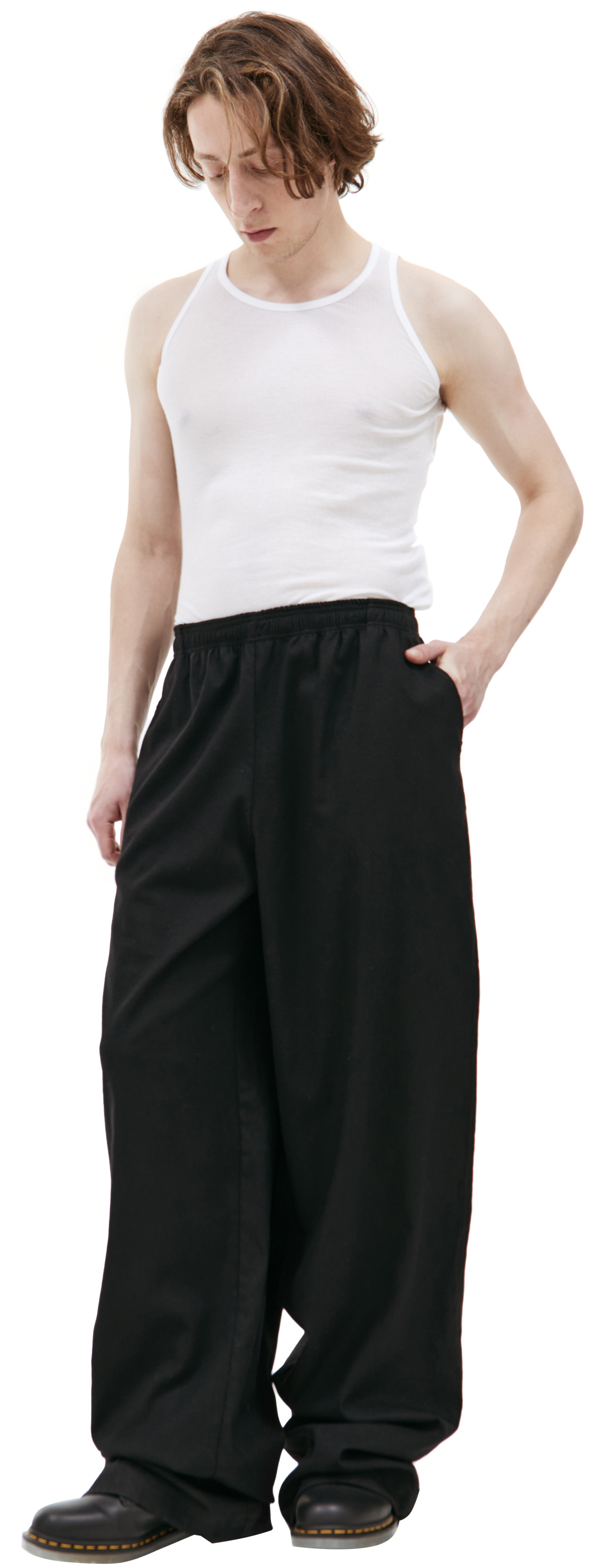 VTMNTS Black straight trousers