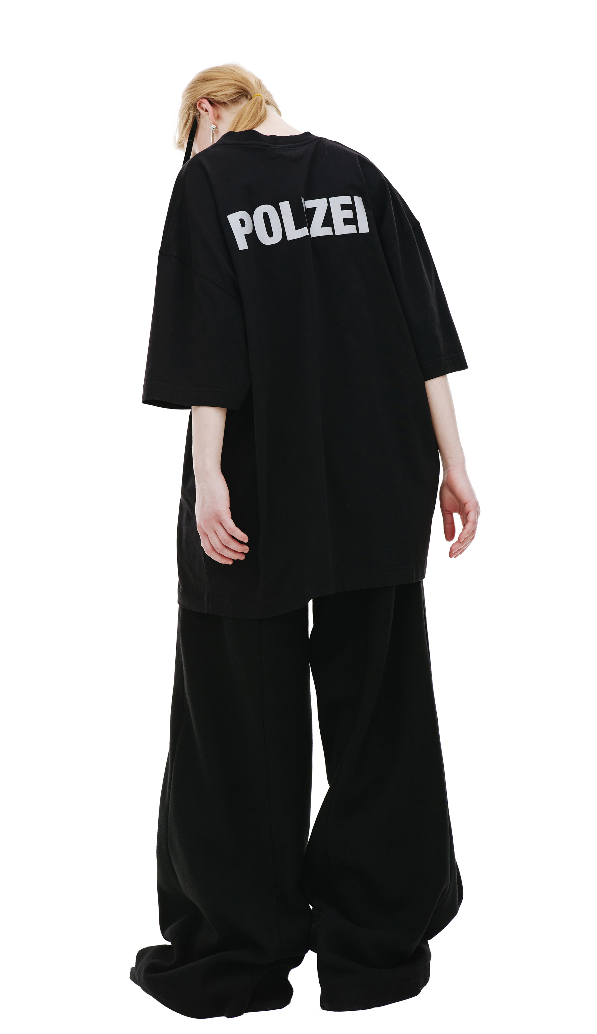 VETEMENTS Polizei printed t-shirt