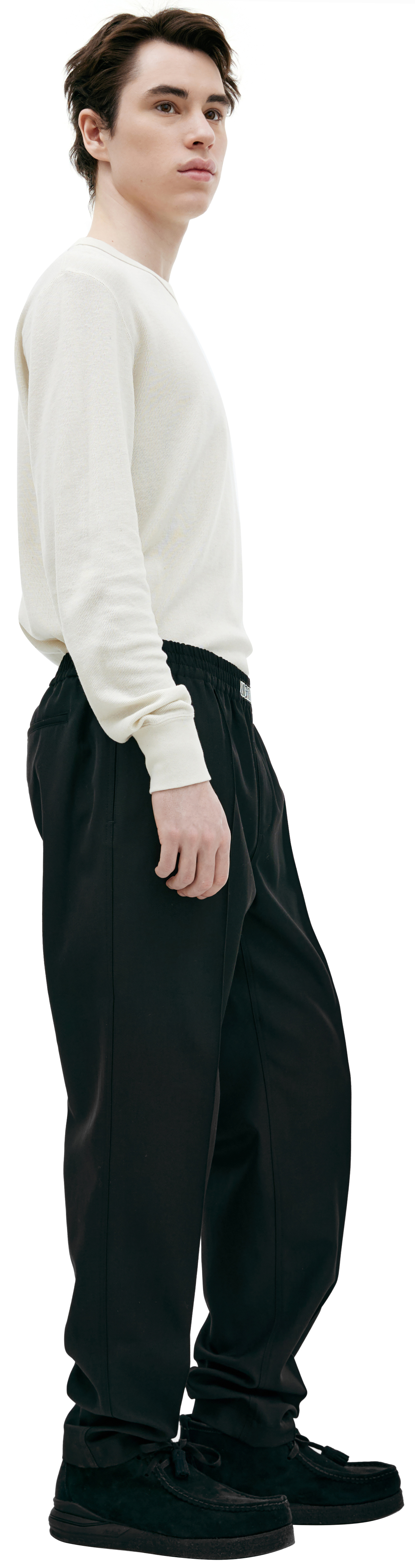 LOUIS GABRIEL NOUCHI Black straight trousers