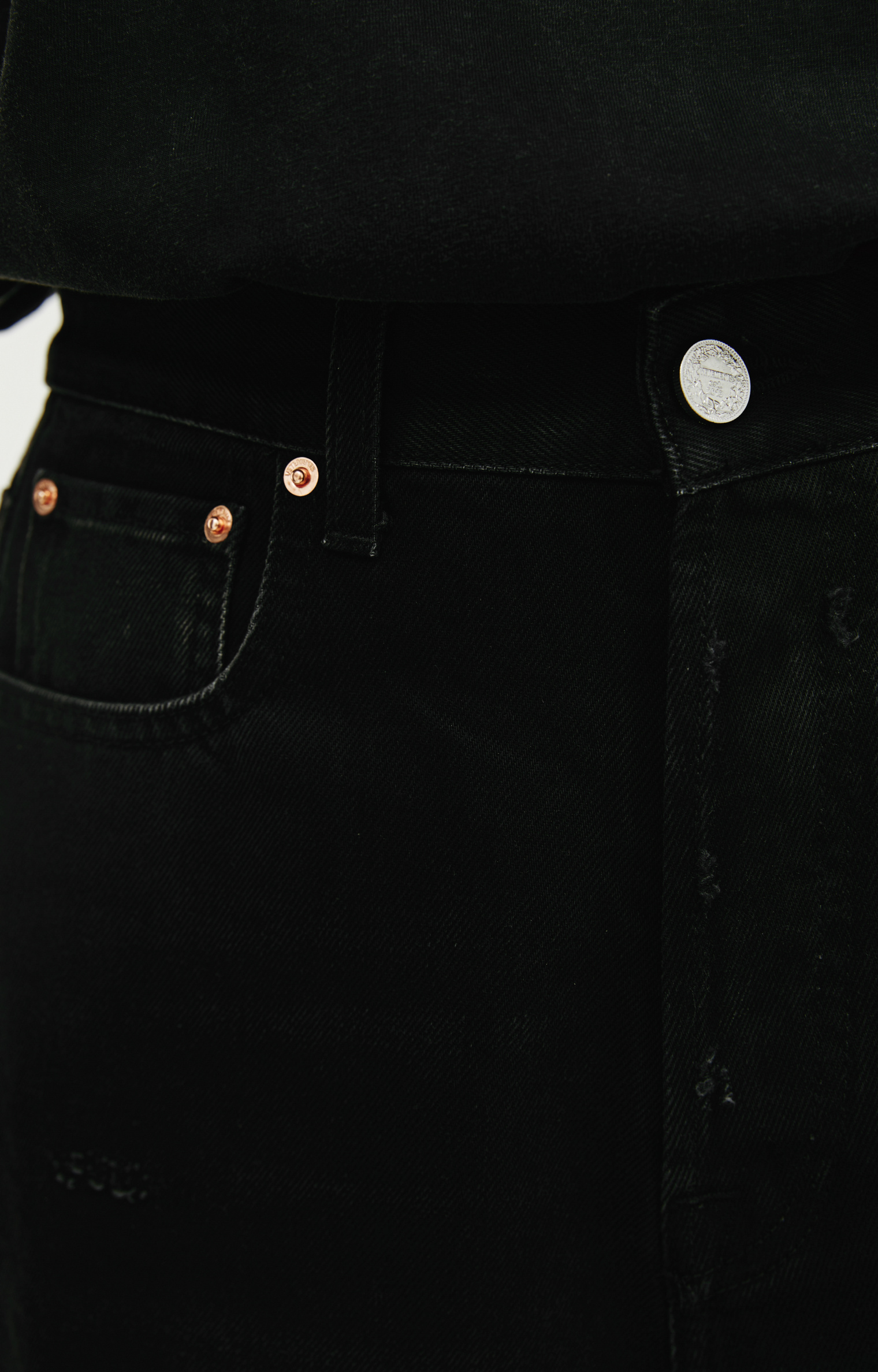 VETEMENTS Черные широкие джинсы