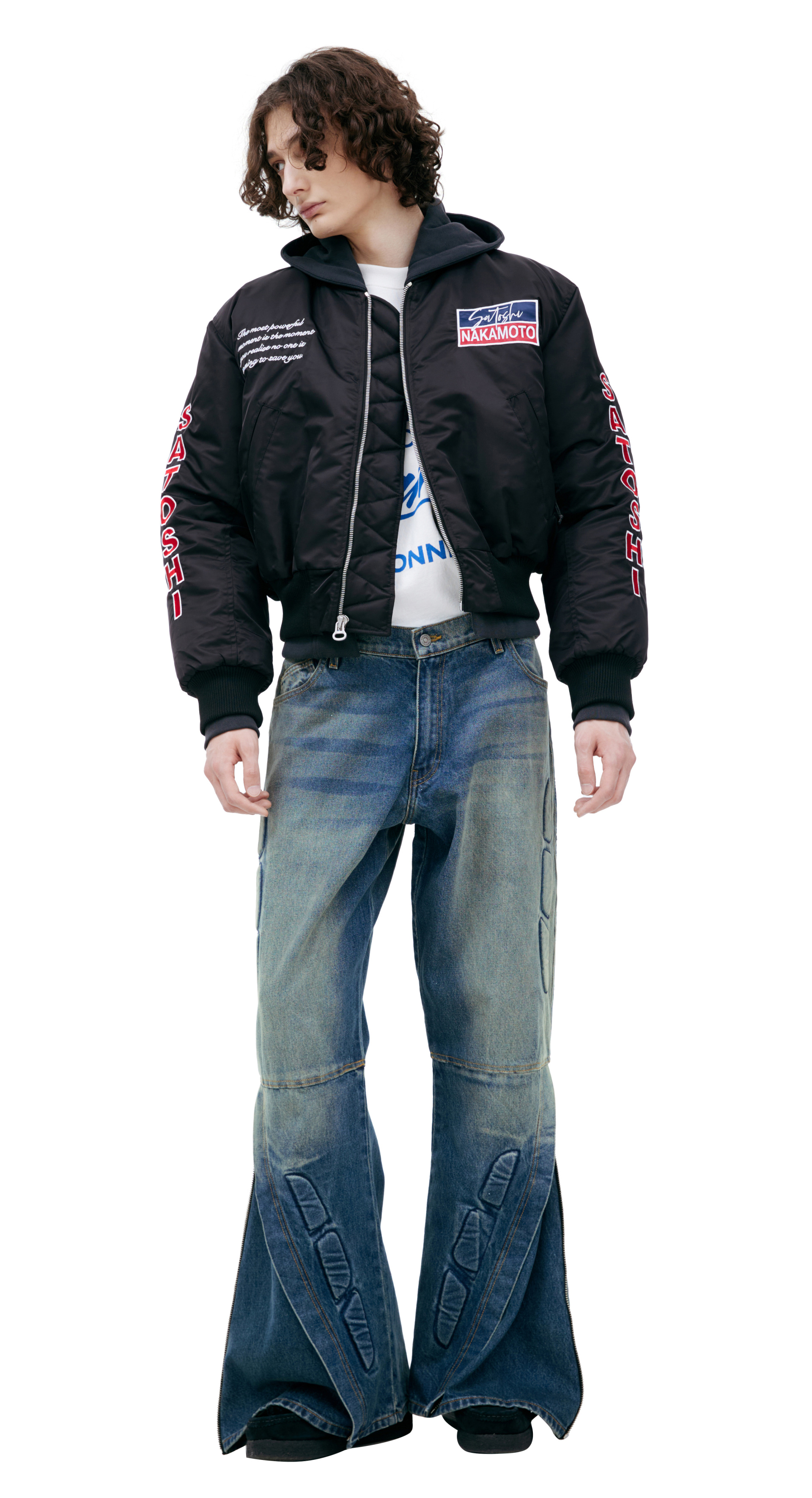 Satoshi Nakamoto Jacket with patches