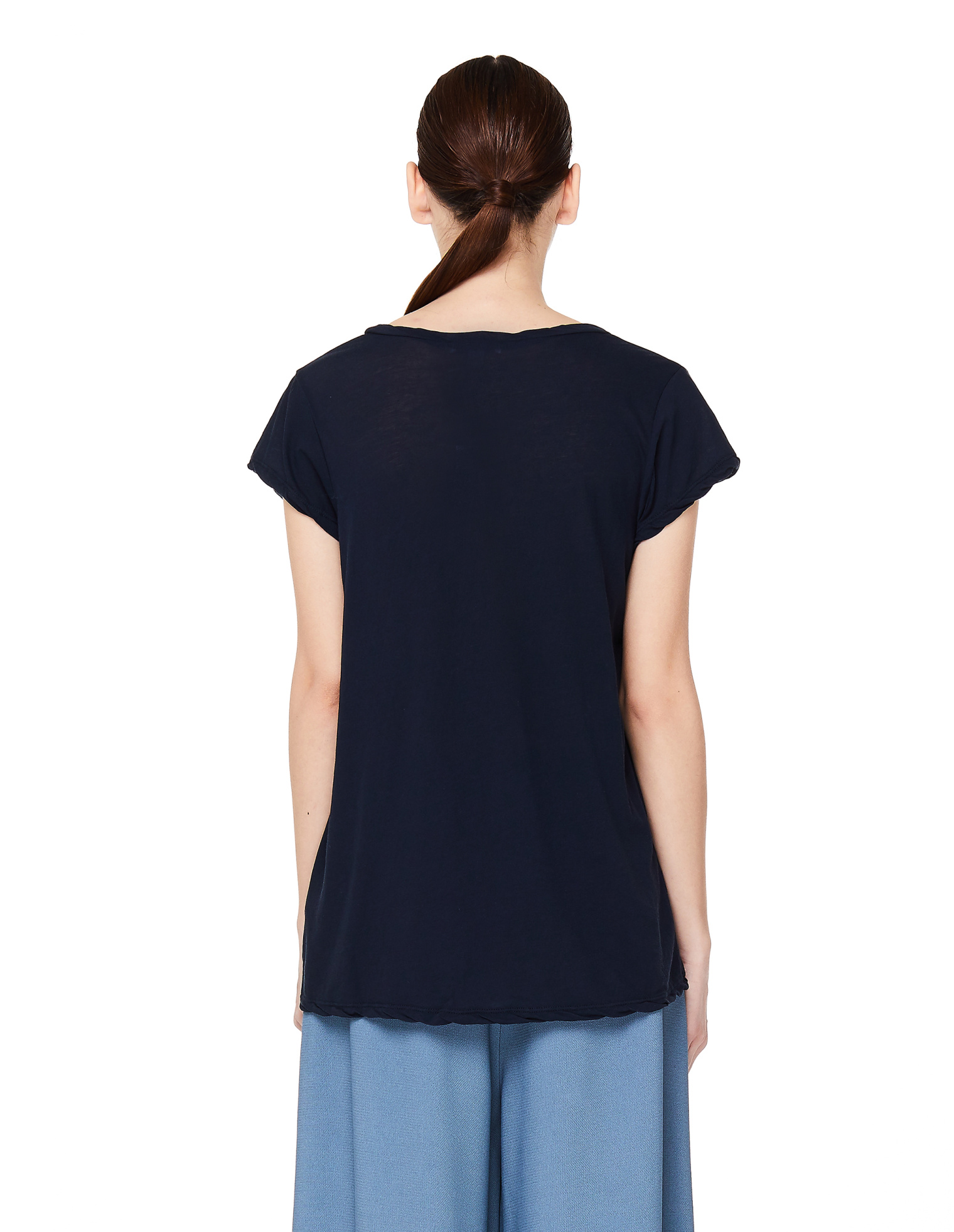 James Perse Navy Blue V-Neck T-Shirt