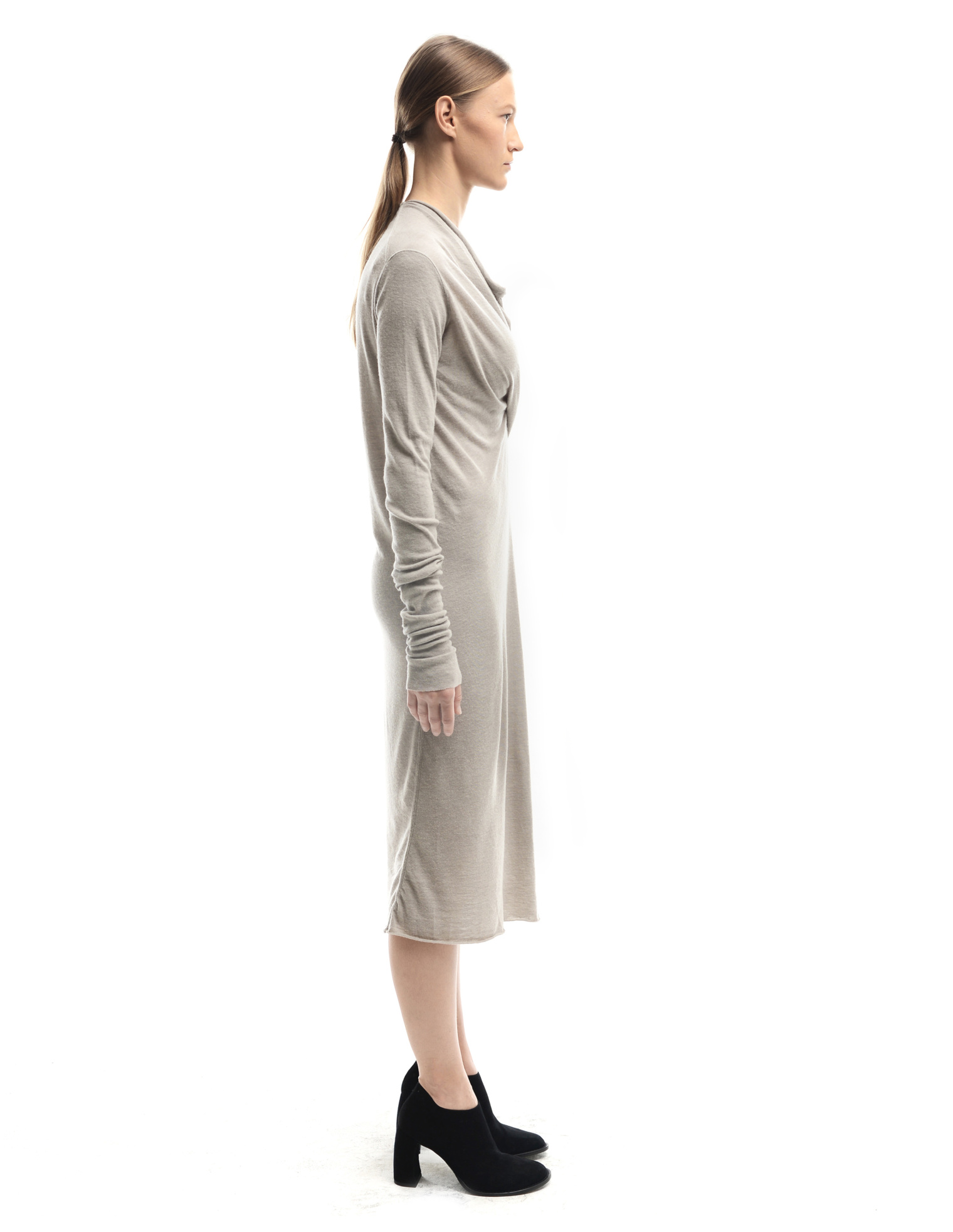 Rick Owens Lilies Платье из вискозы, ангоры и шерсти