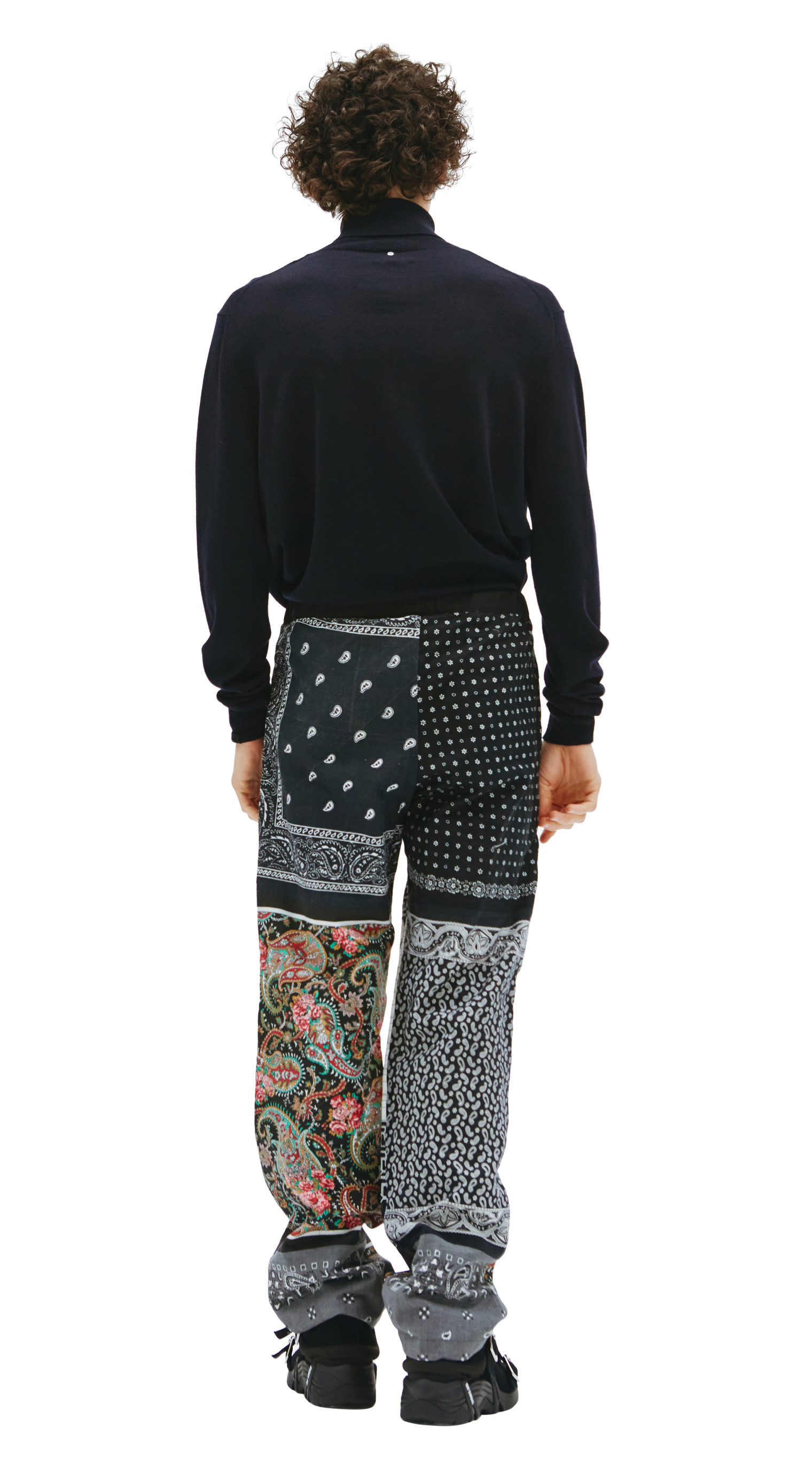 Men Paisley & Scarf Print Drawstring Waist Pants | SHEIN South Africa