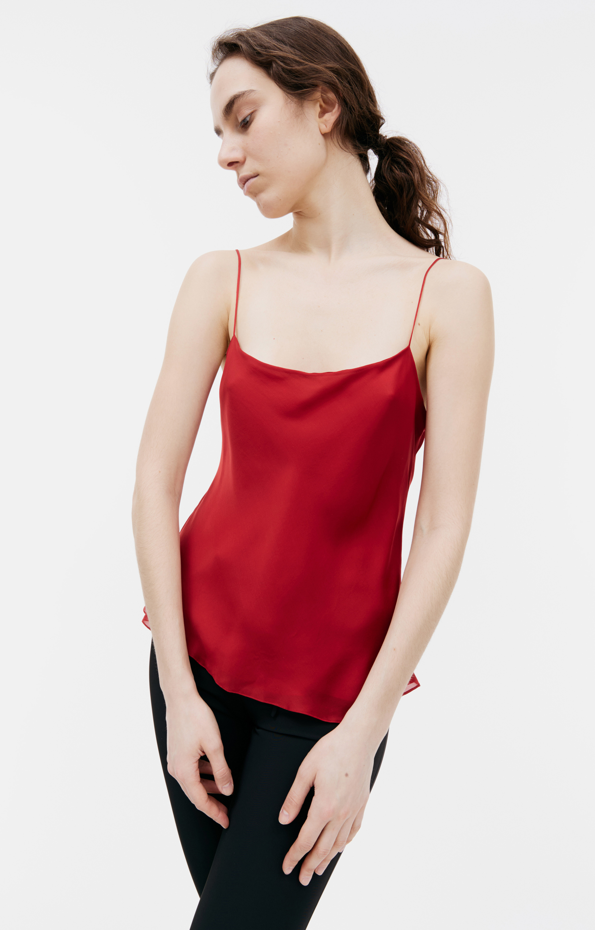 The Row Biggins Silk Camisole Top