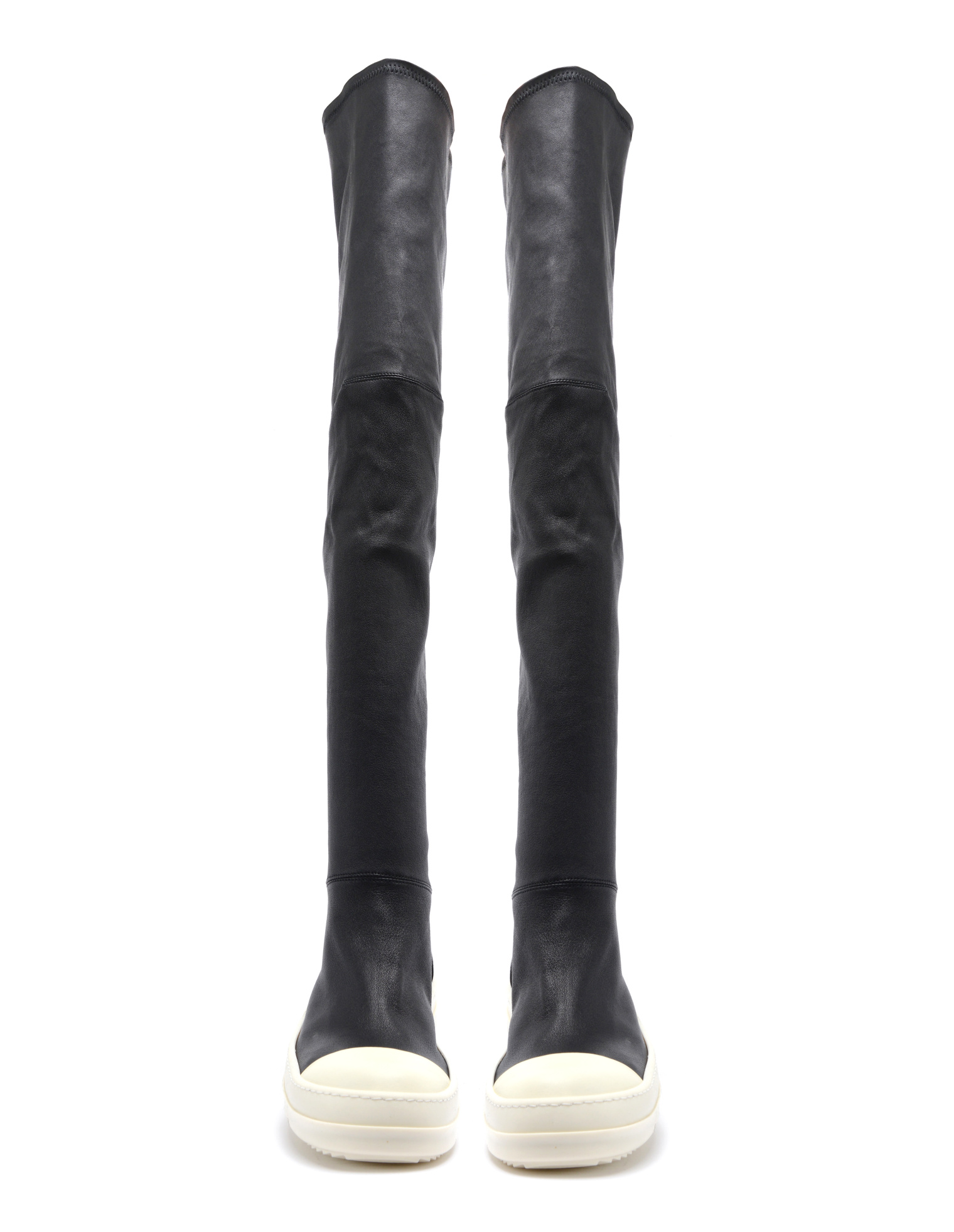 Rick Owens Leather knee boots
