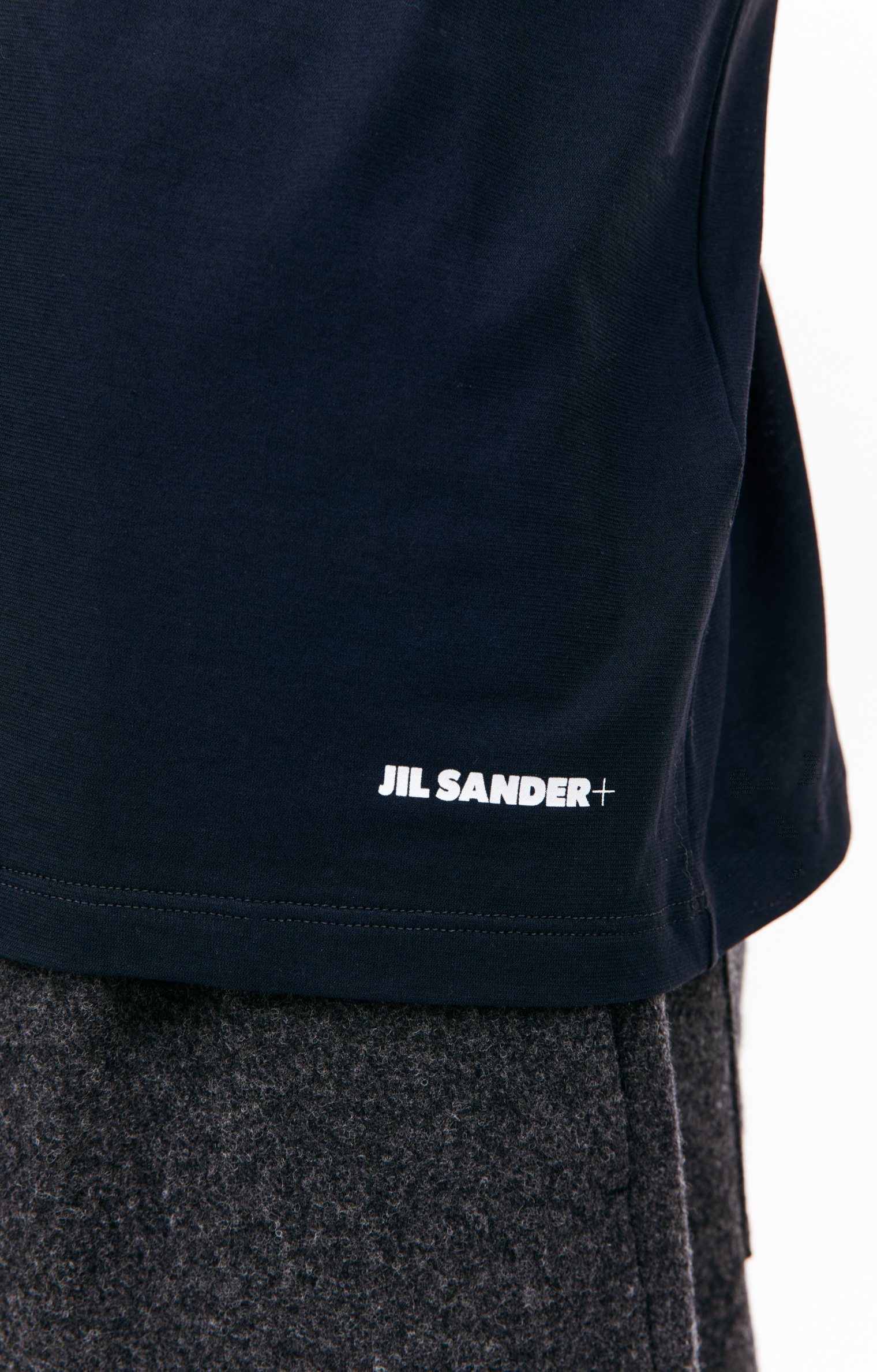 Jil Sander Navy blue cotton t-shirt