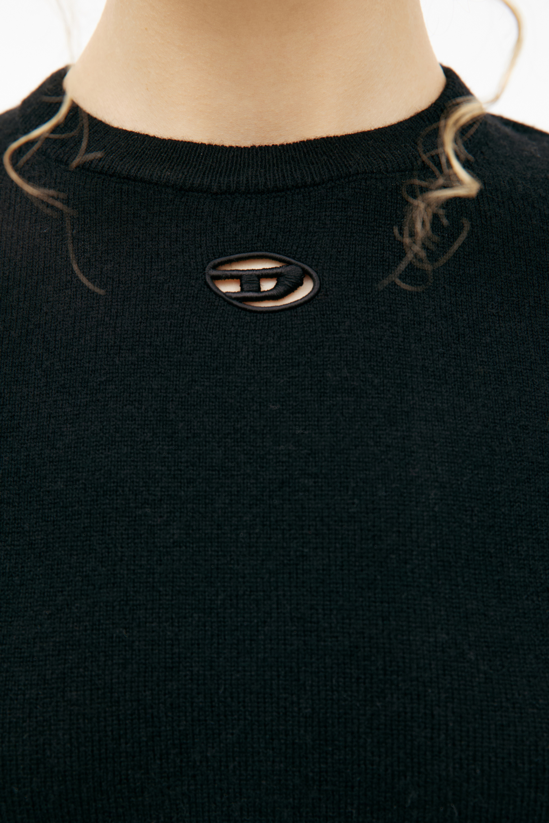 Diesel Black wool sweater