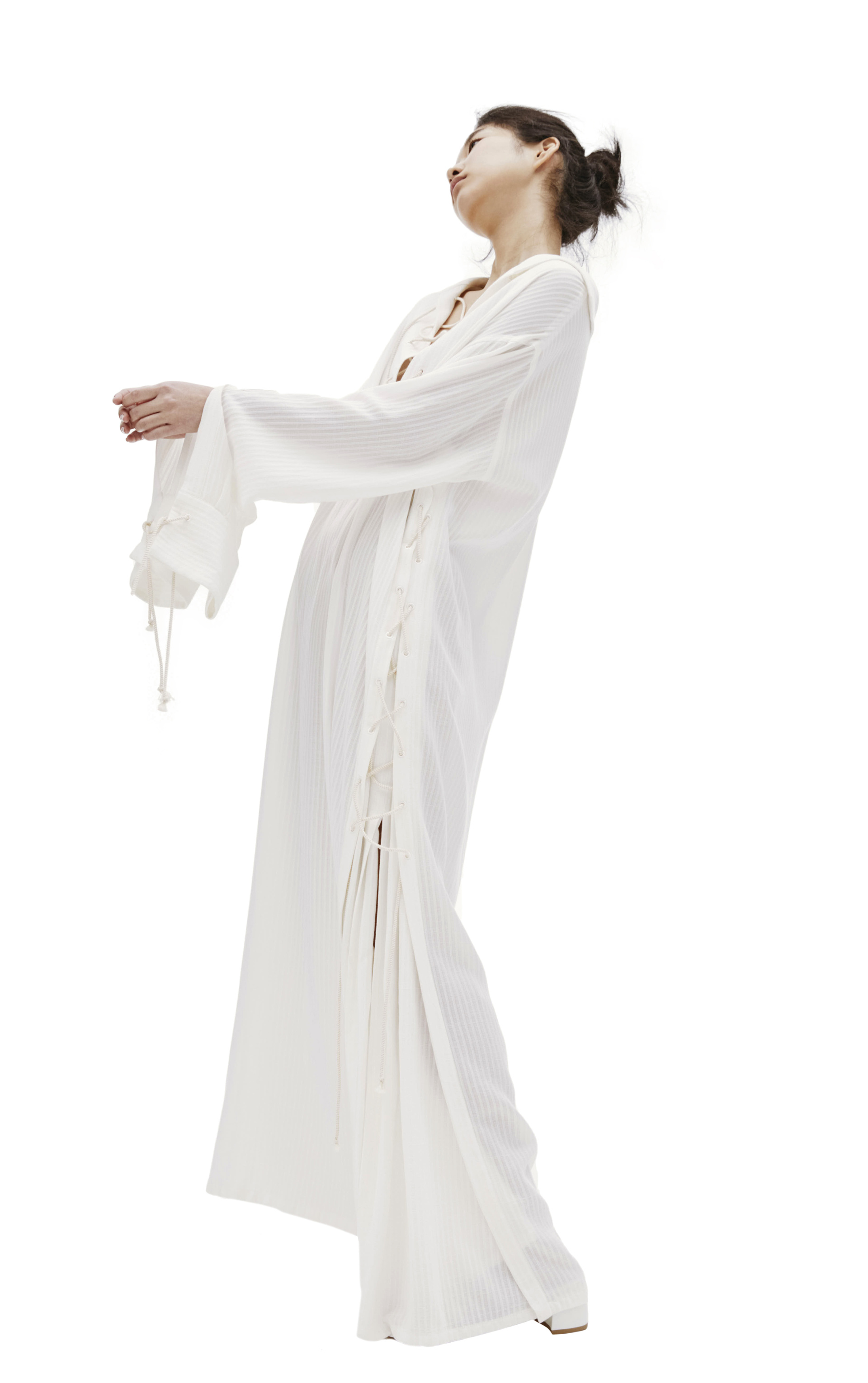 Ann Demeulemeester White Maxi Dress