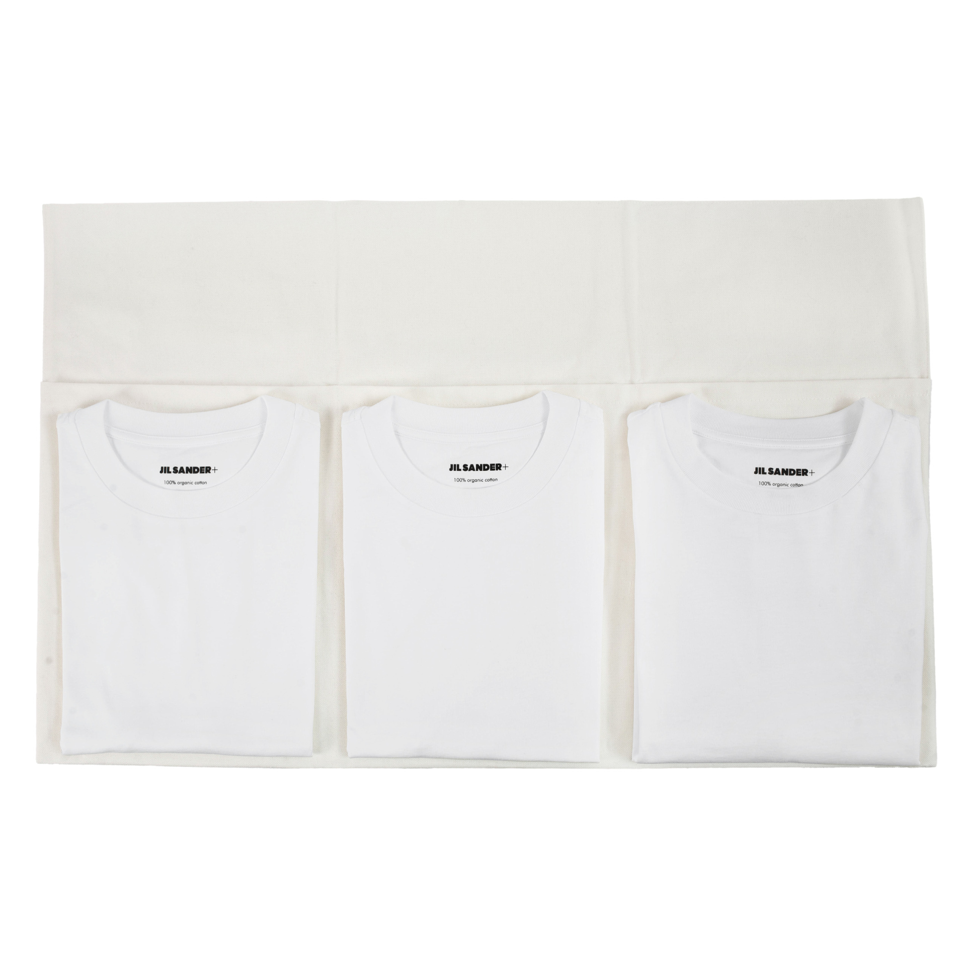 Jil Sander 3-Pack T-Shirt Set in White