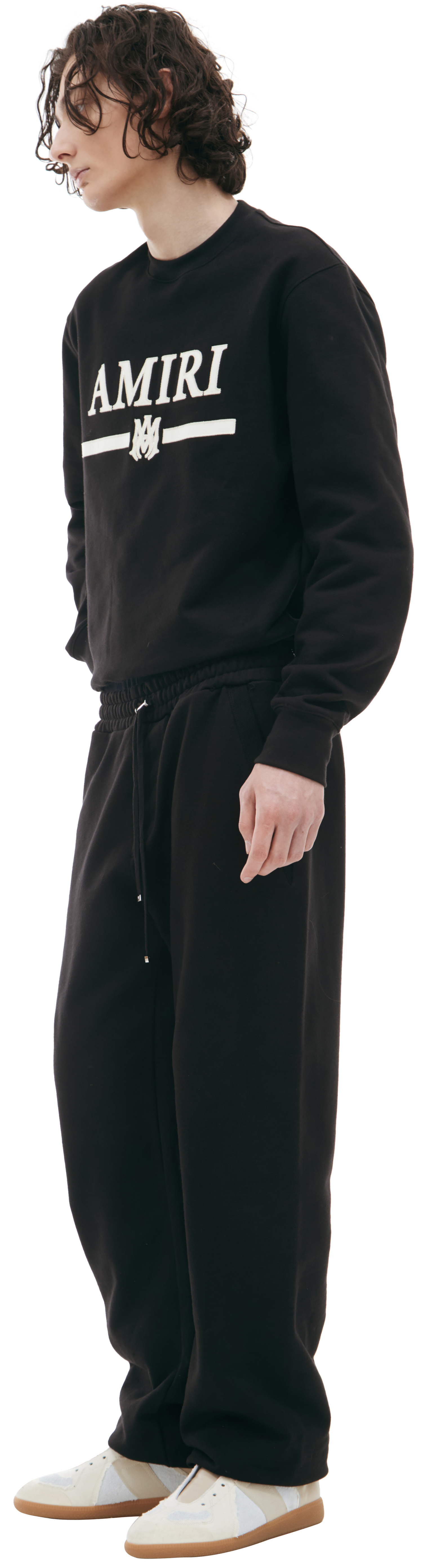 AMIRI Black logo trousers