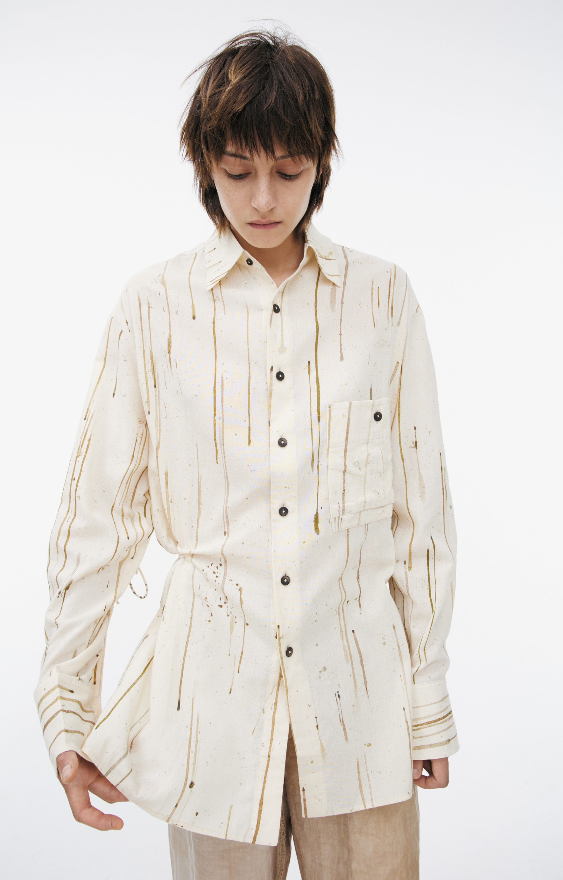 Ziggy Chen Cotton & Linen Shirt