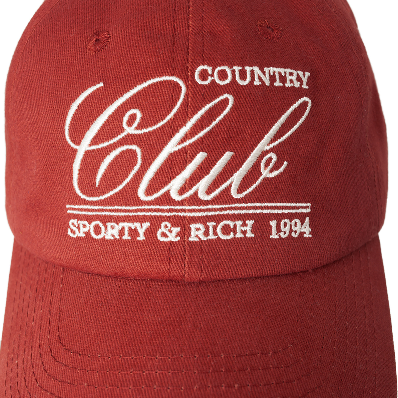SPORTY & RICH \'Country Club\' embroidered cap