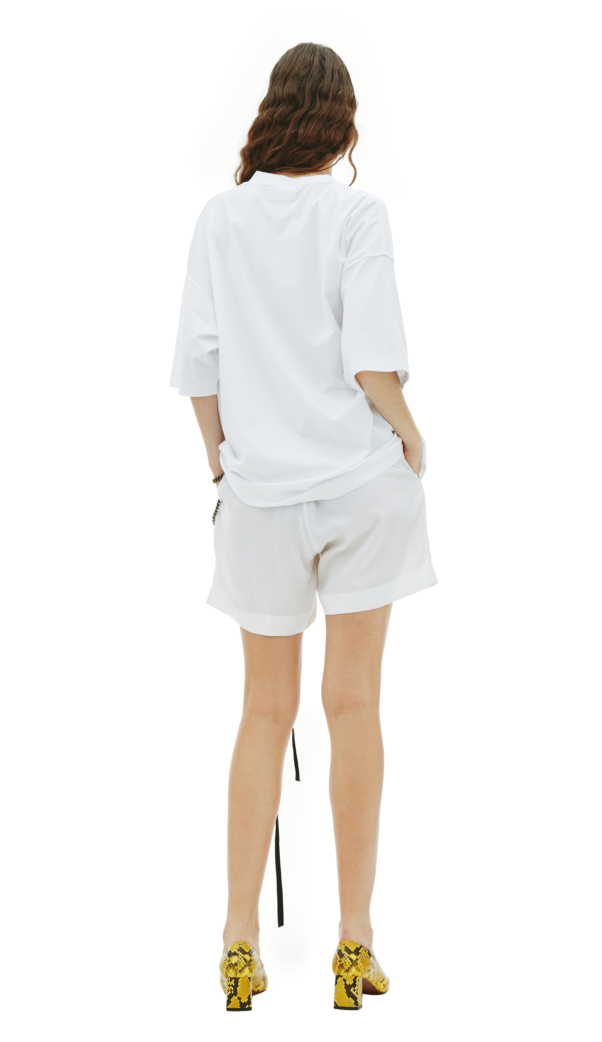 VETEMENTS White inside-out t-shirt