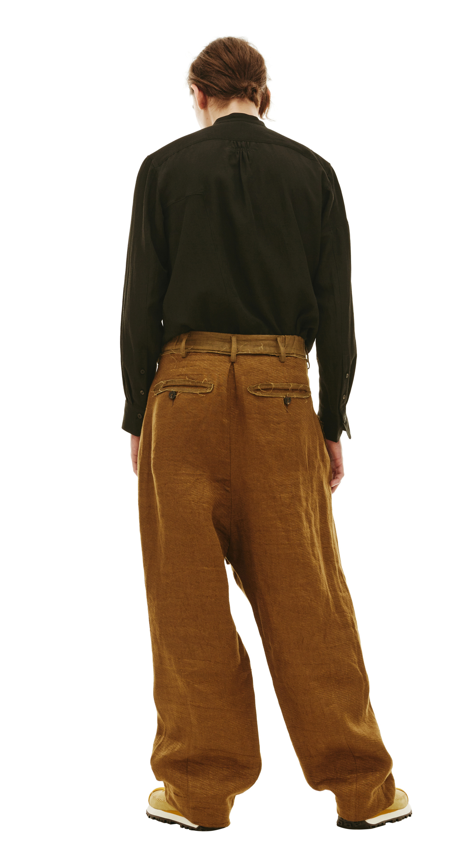 Ziggy Chen Широкие брюки с завязками