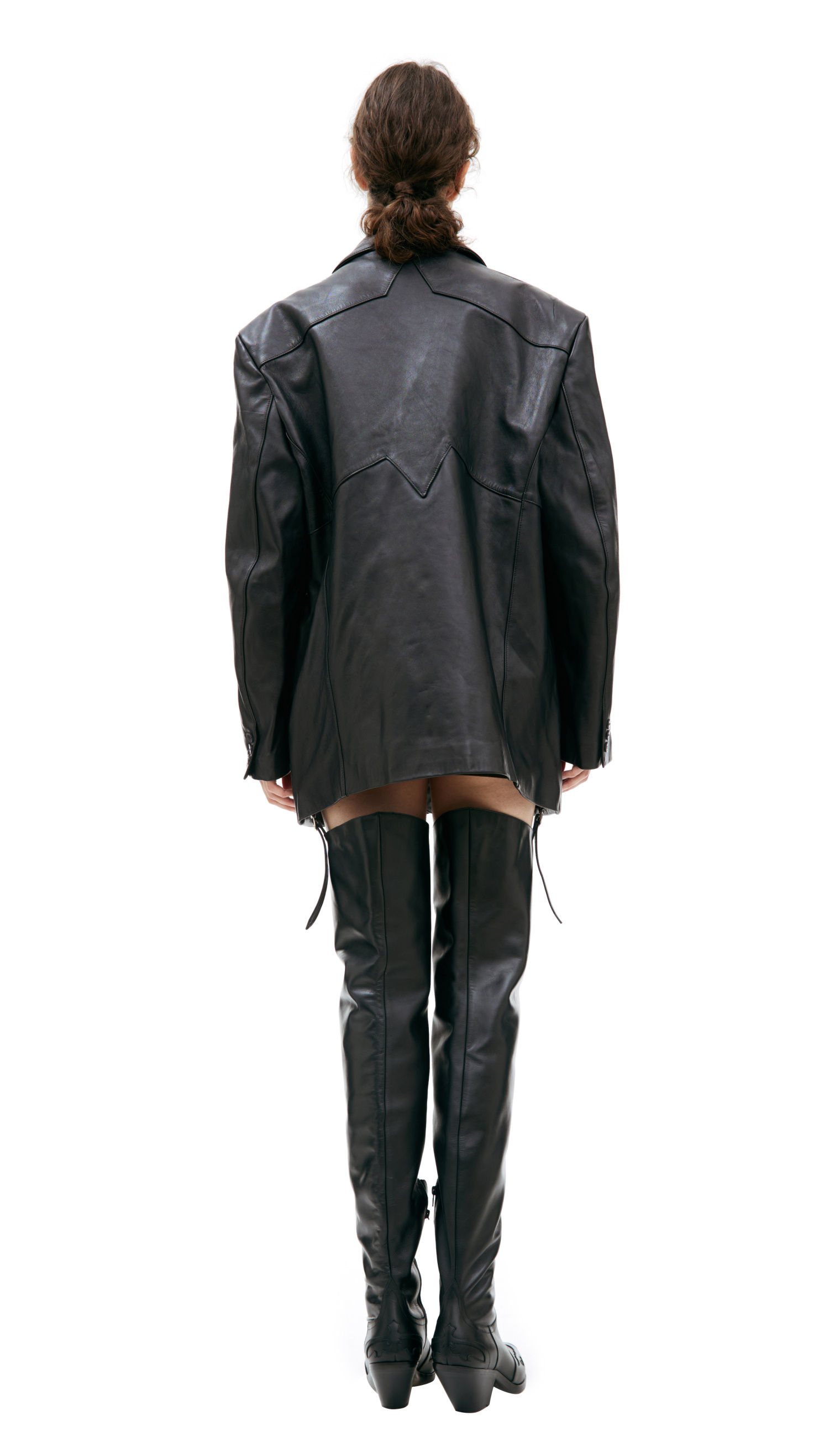 Enfants Riches Deprimes Black leather jacket