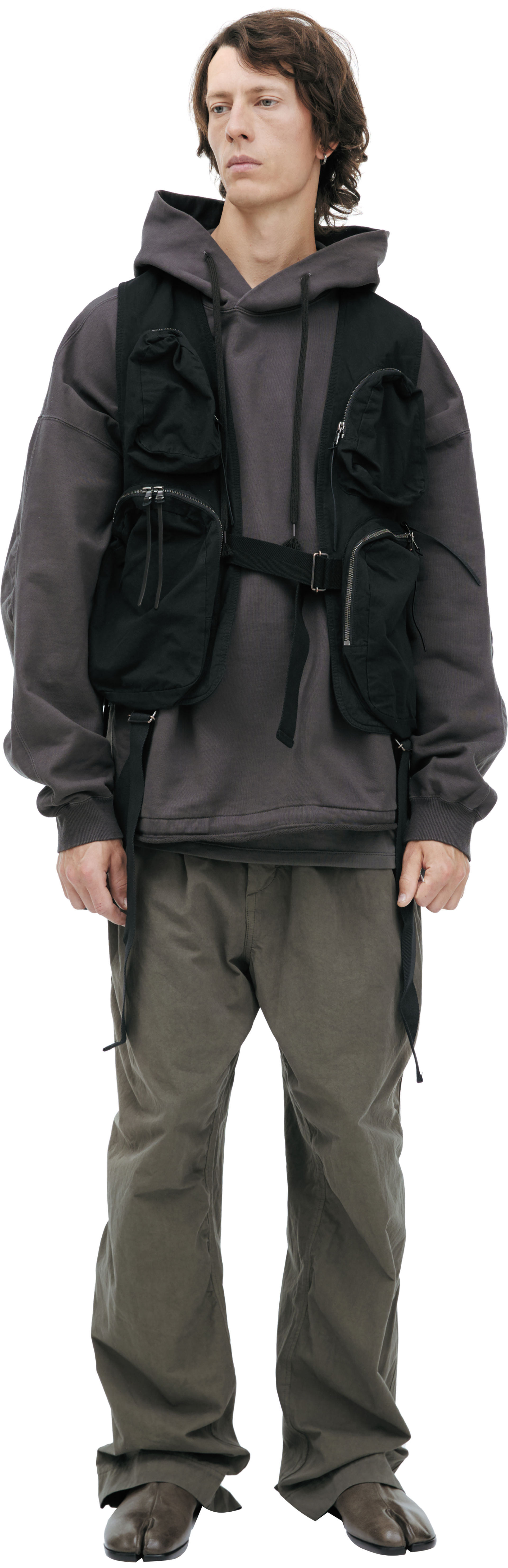 The Viridi-Anne Cotton vest with deep pockets