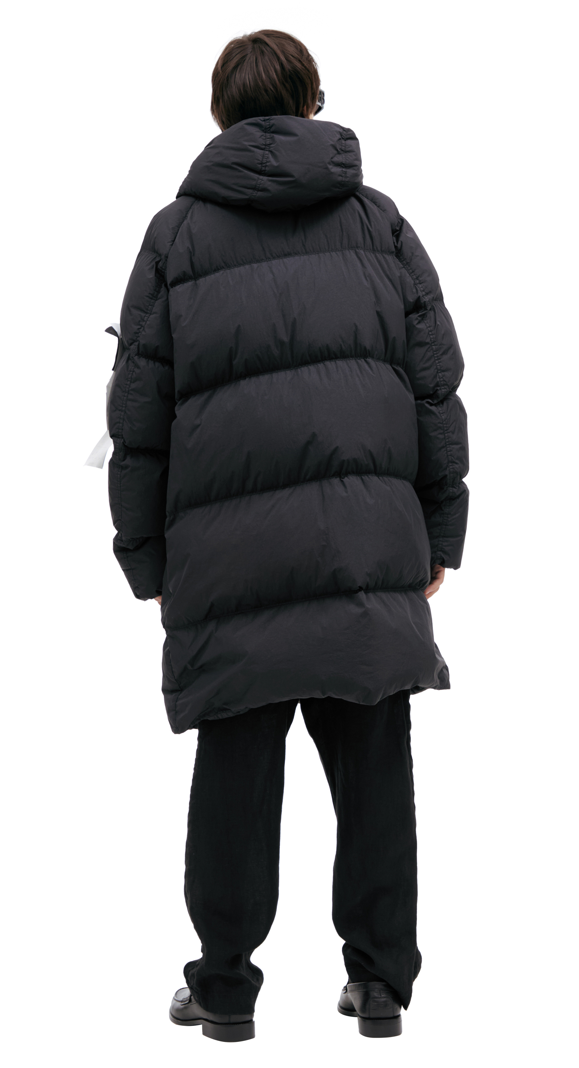 Stone Island Down jacket with a hood