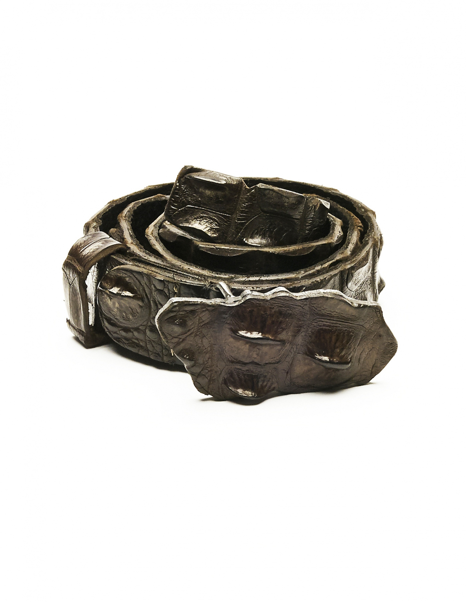 Scunzani Ivo Crocodile leather belt