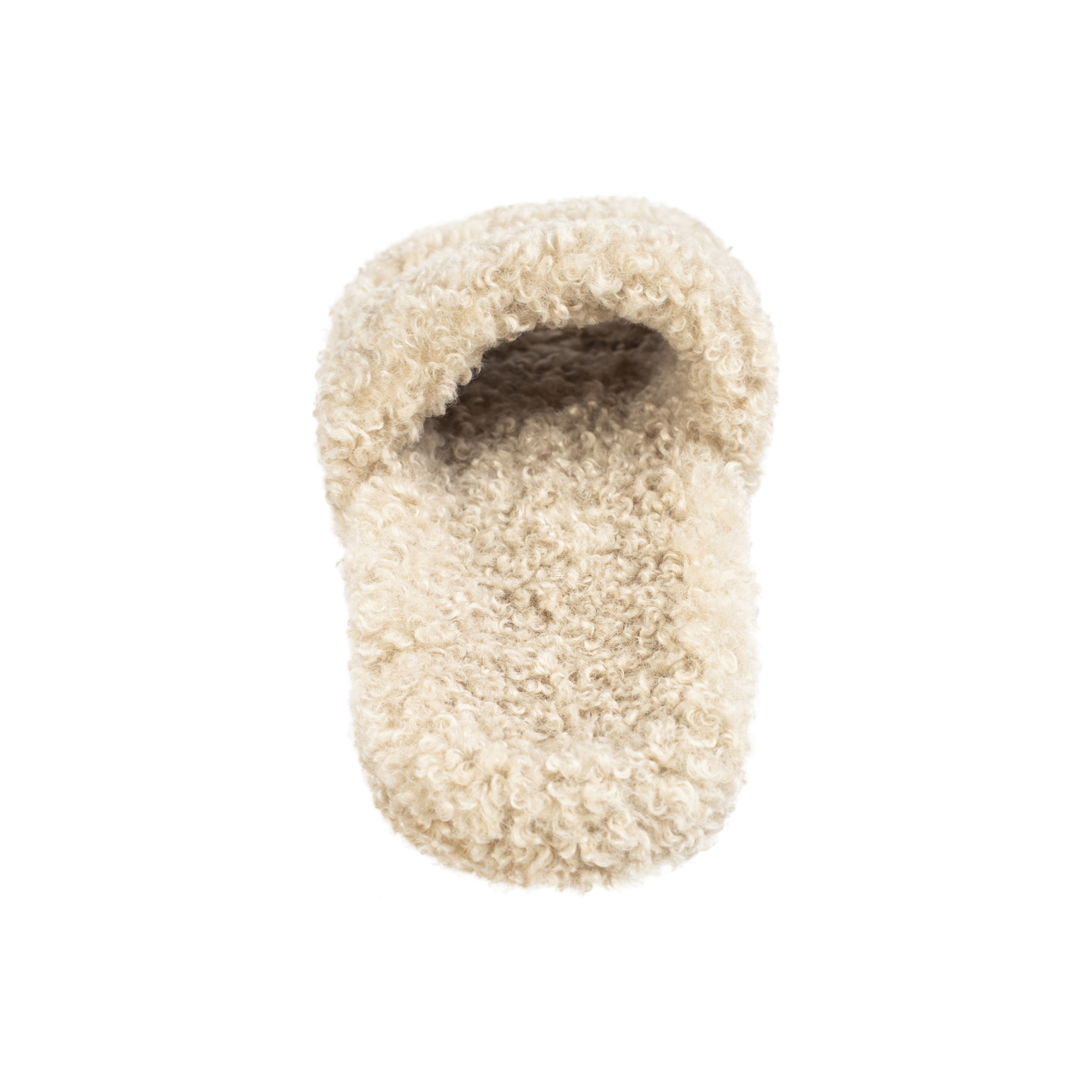 Balenciaga Beige Furry slippers