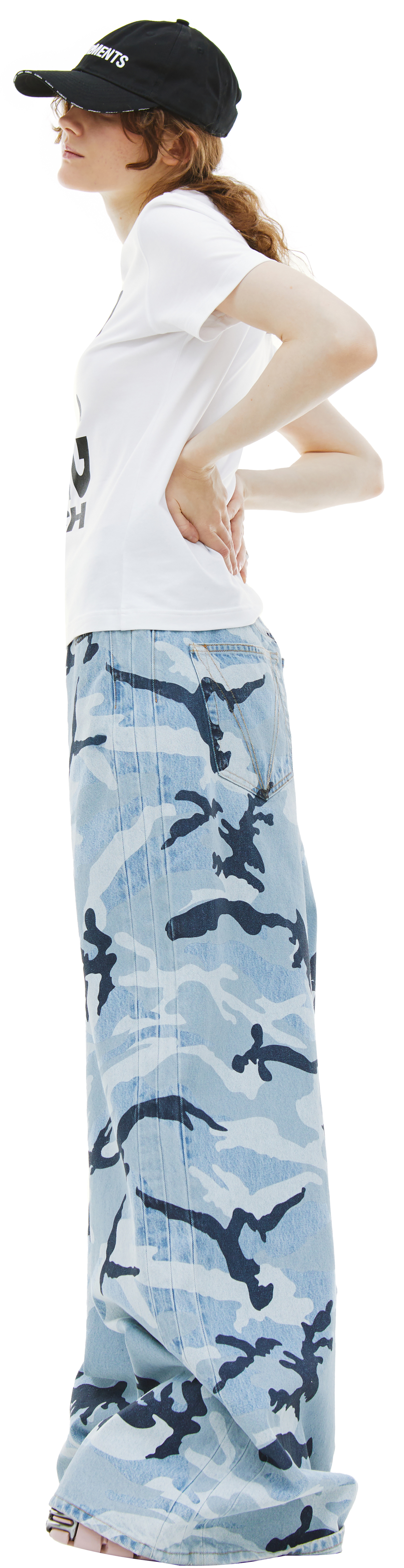 VETEMENTS White printed t-shirt