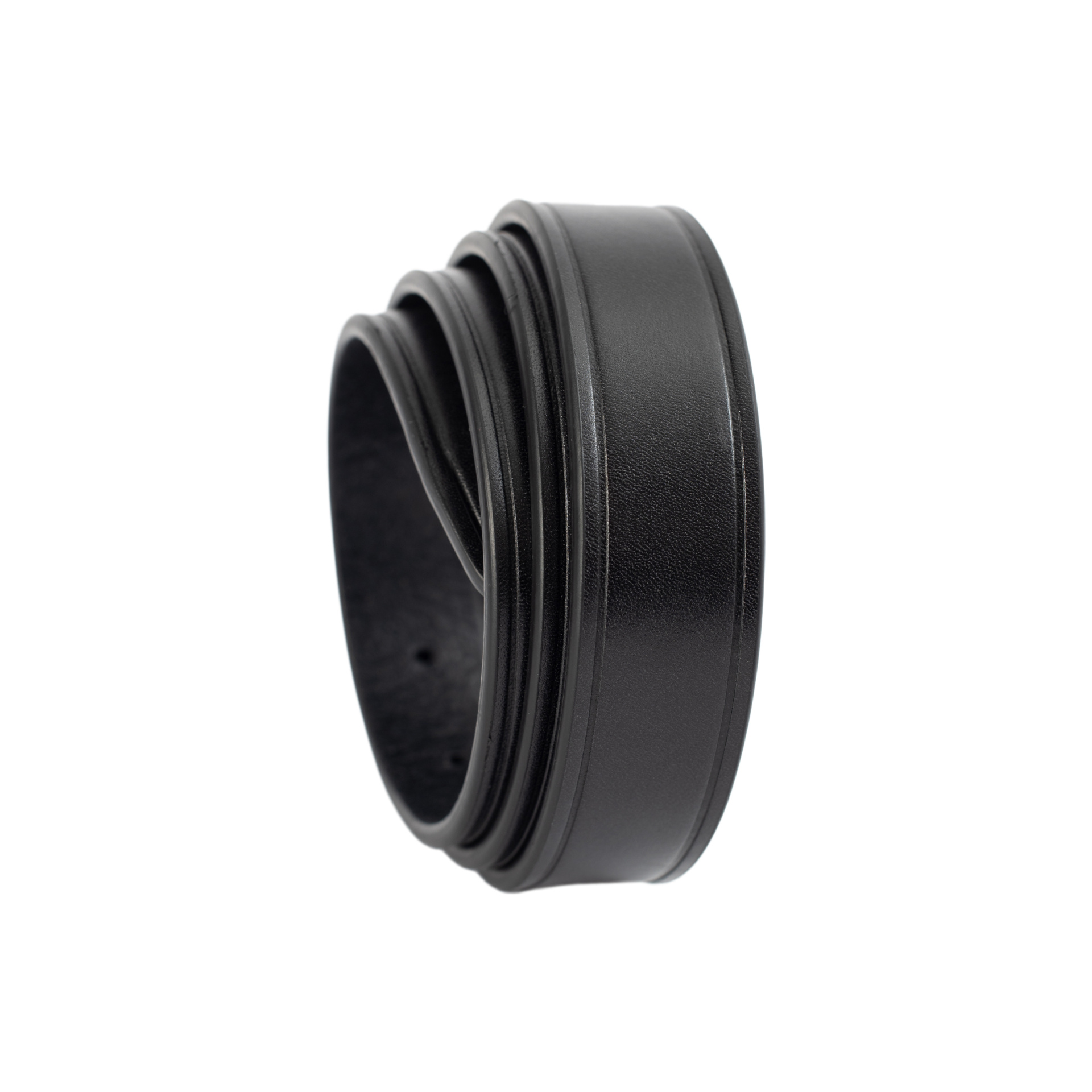 Ann Demeulemeester Black leather Bent belt