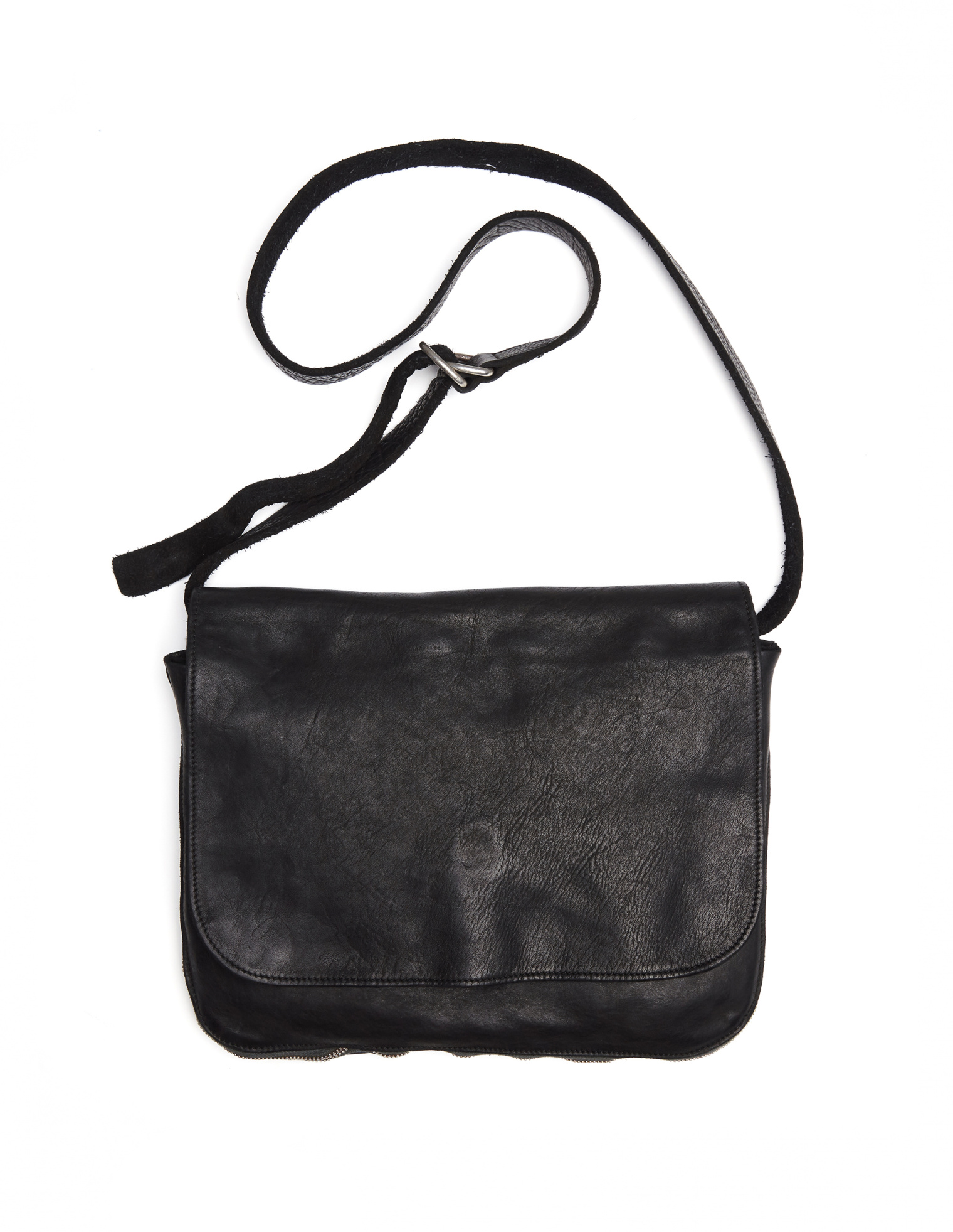 Guidi Leather Bag with Shoulder Strap