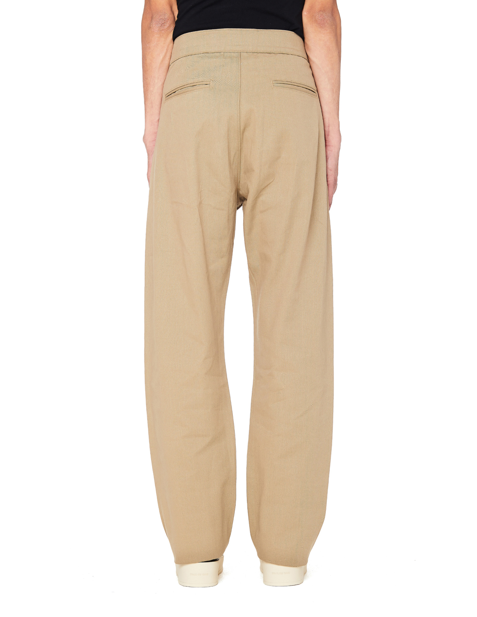 Fear of God Beige Baggy Cargo Pants