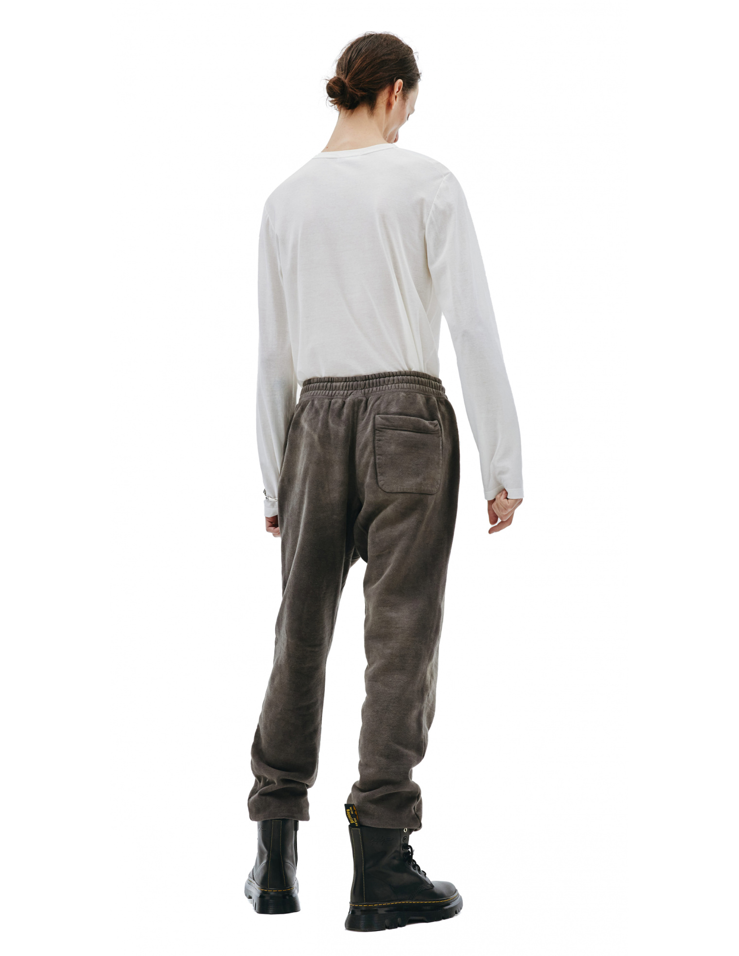 Saint Michael Sweatpants with cracked print