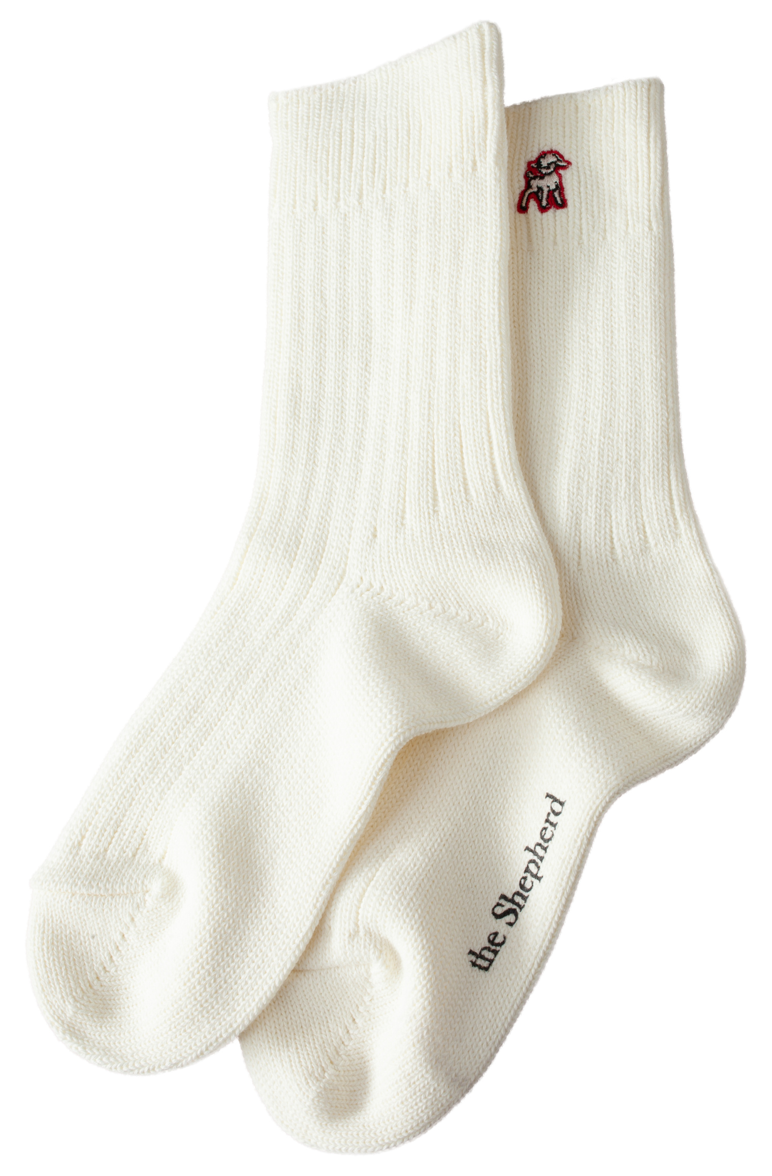 Undercover White embroidered socks