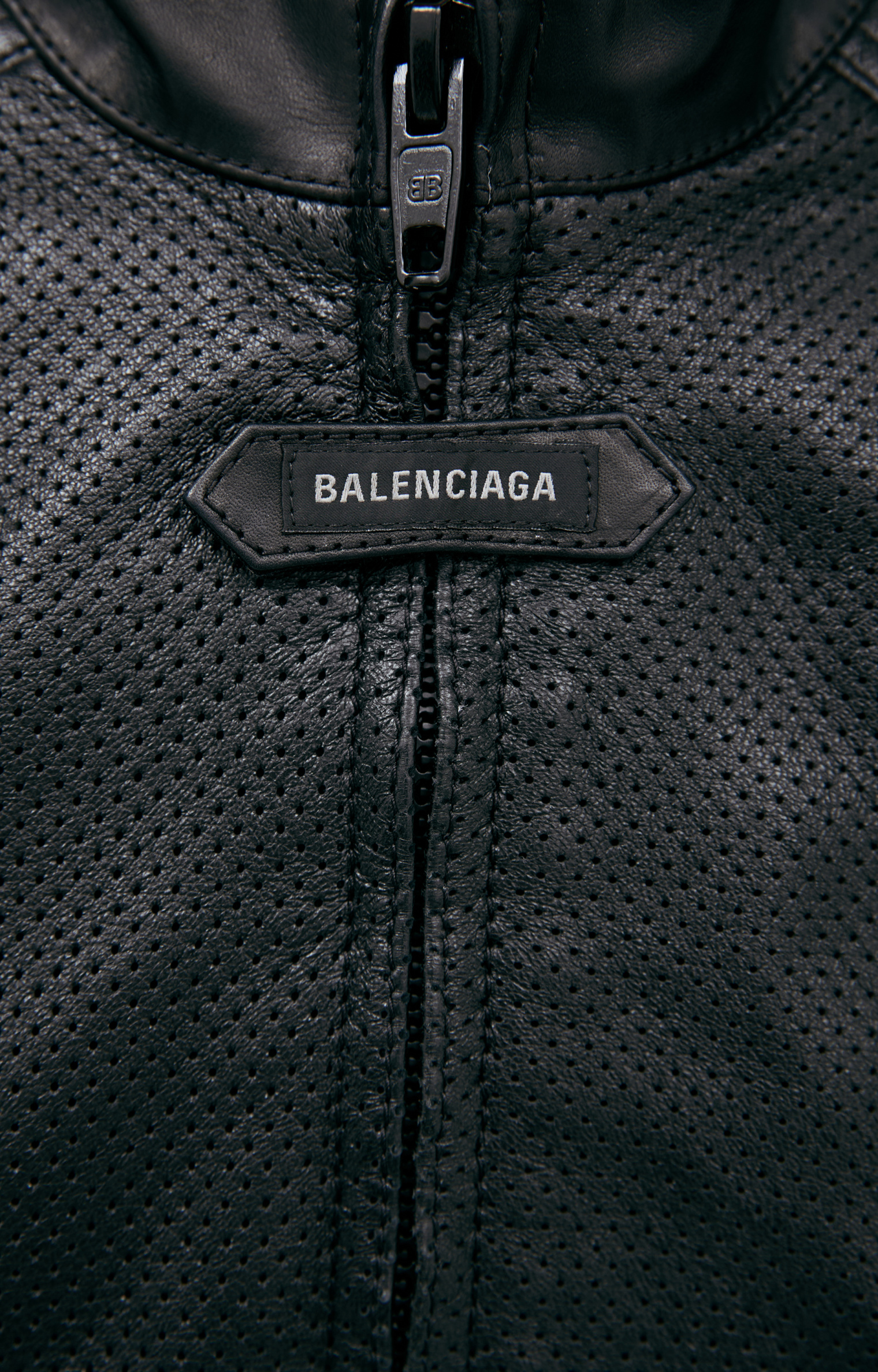 Balenciaga Black leather jacket