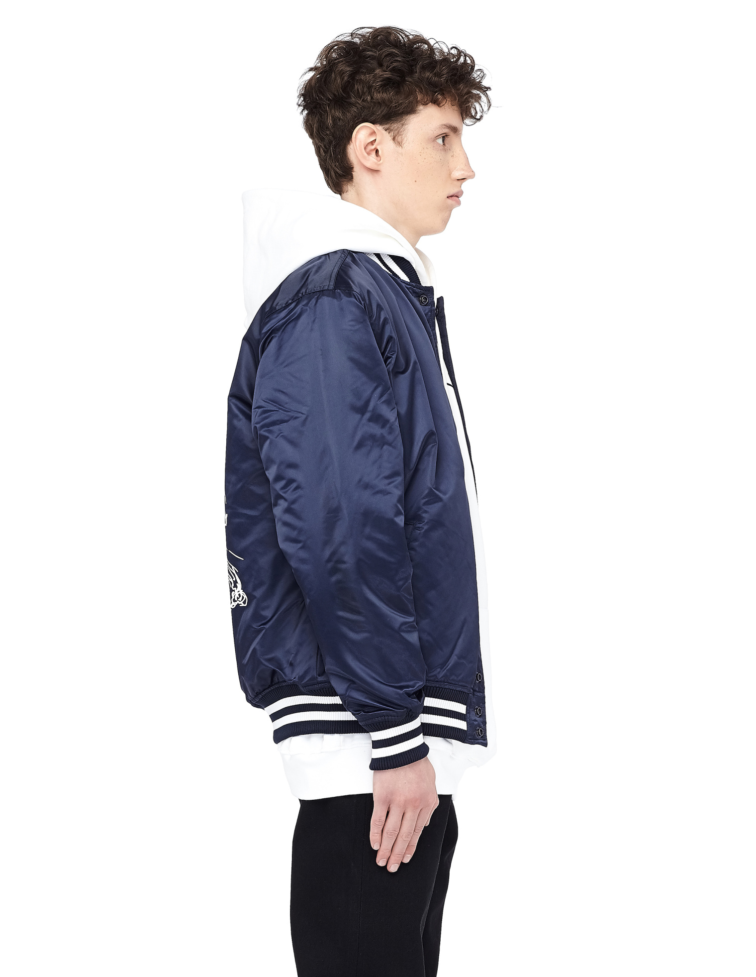 Yohji Yamamoto New Era Printed Bomber Jacket