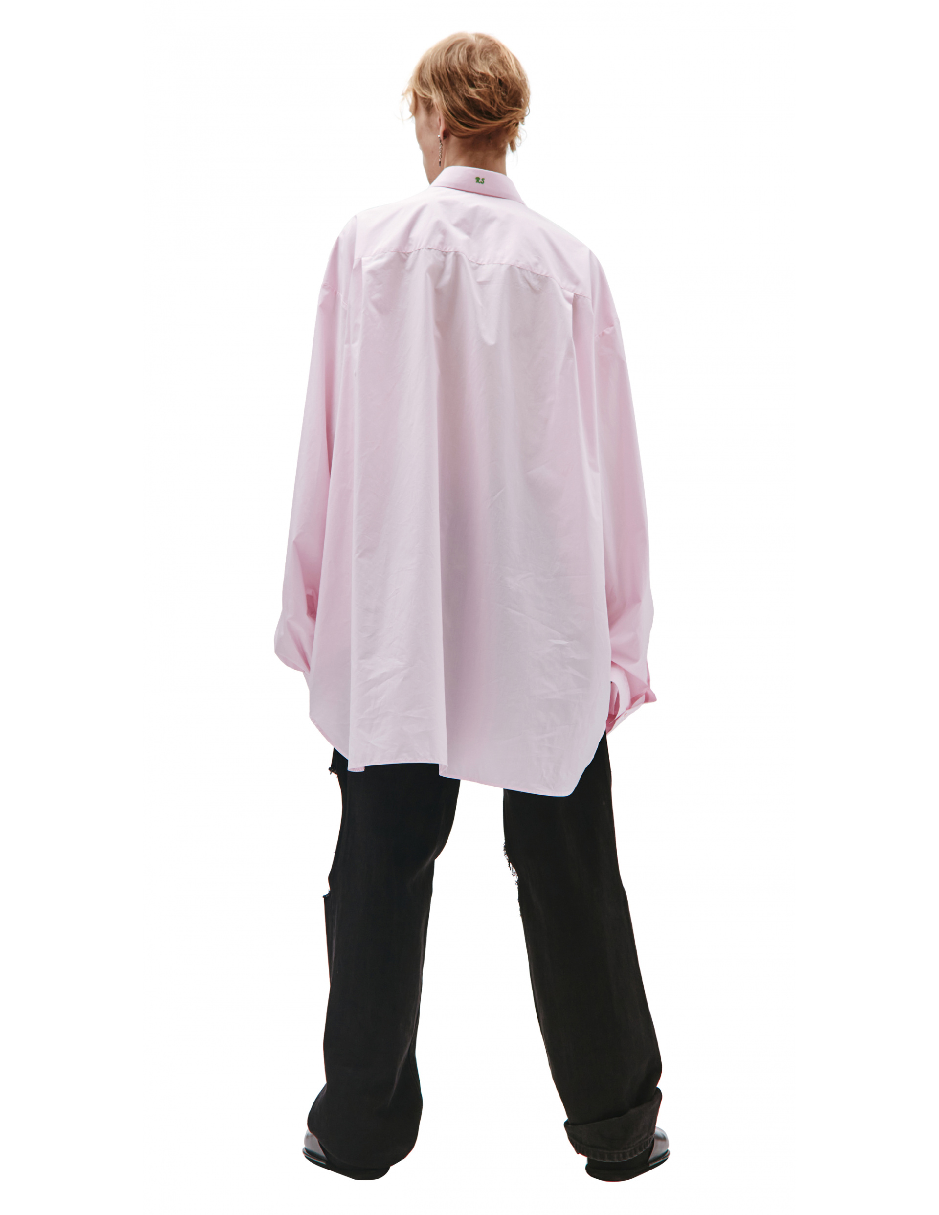 Raf Simons Pink Oversize Synchronicity Shirt