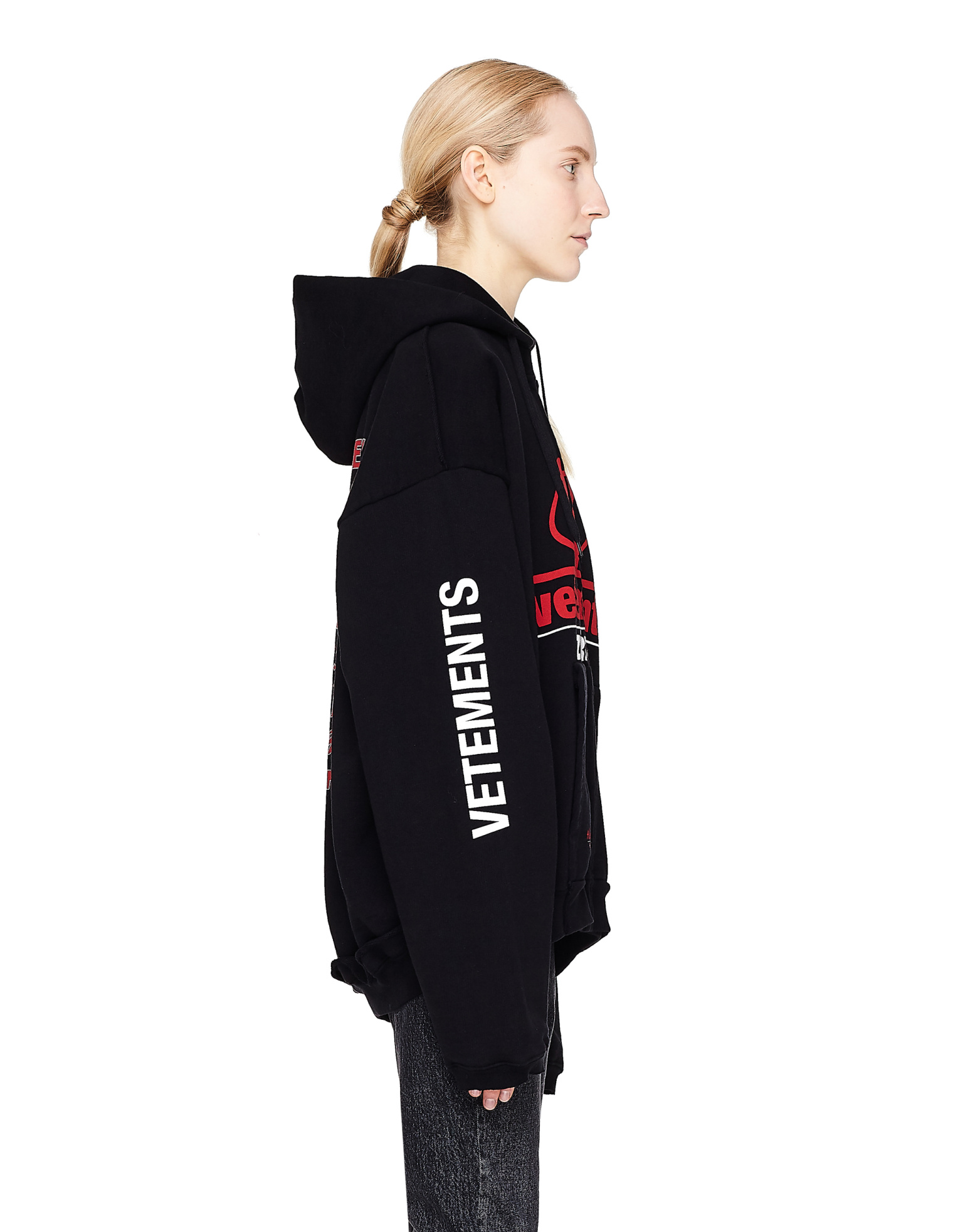 VETEMENTS Двусторонняя толстовка на молнии